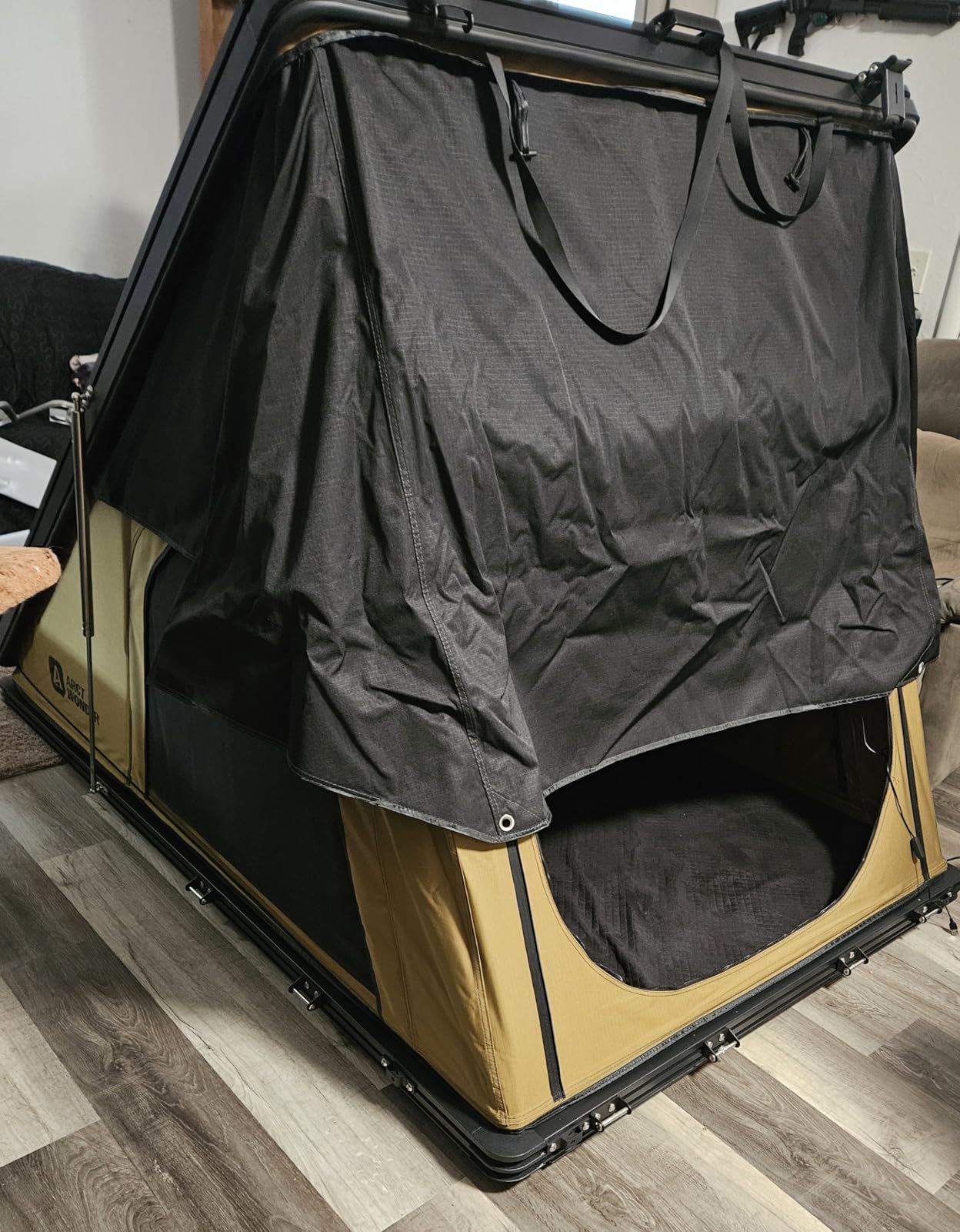Rooftop Tent Hard Shell with Winter Thermal Layer,Pop Up Car Roof Top Tent customer photo 1