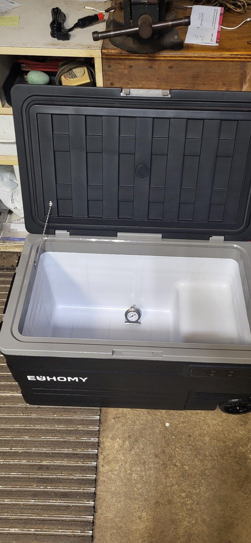 EUHOMY 80QT 12 Volt Refrigerator Dual Zone -4℉-68℉ 12V Refrigerator for Car customer photo 1