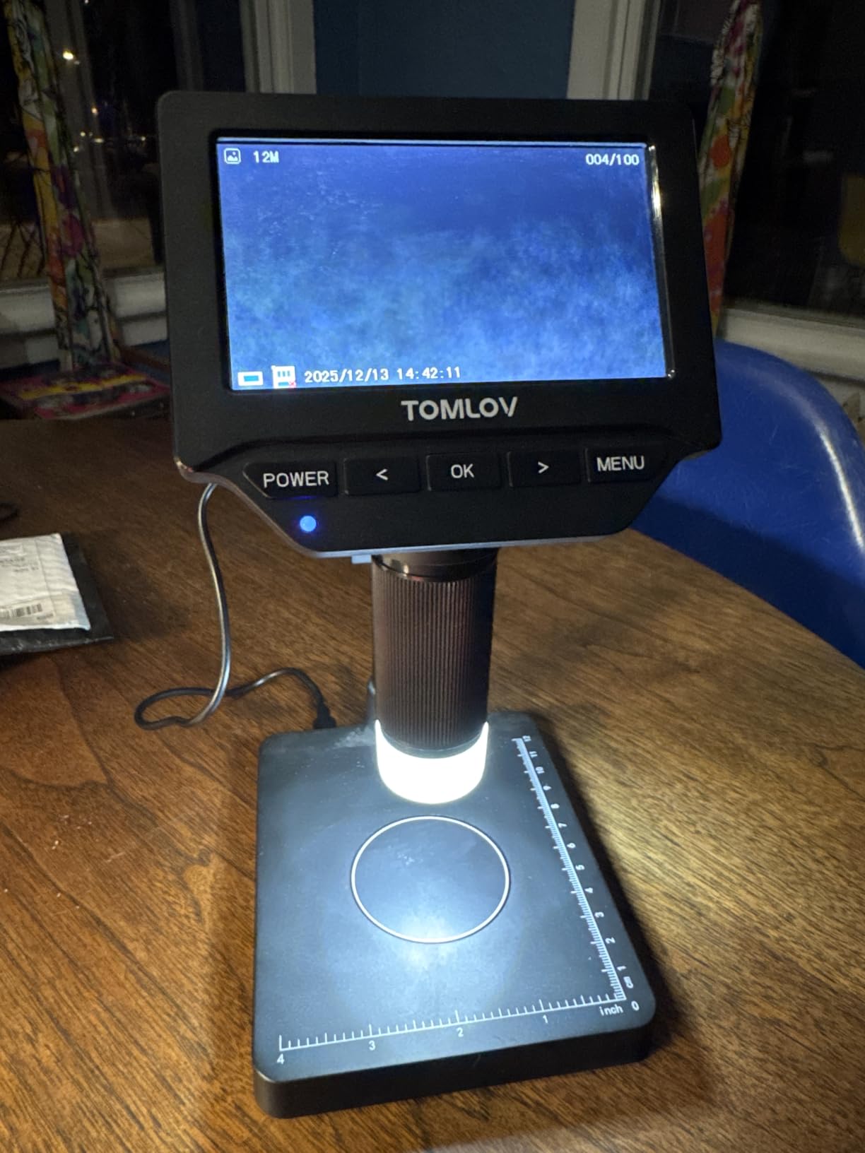 TOMLOV Coin Microscope with Weighing Scale, 7
