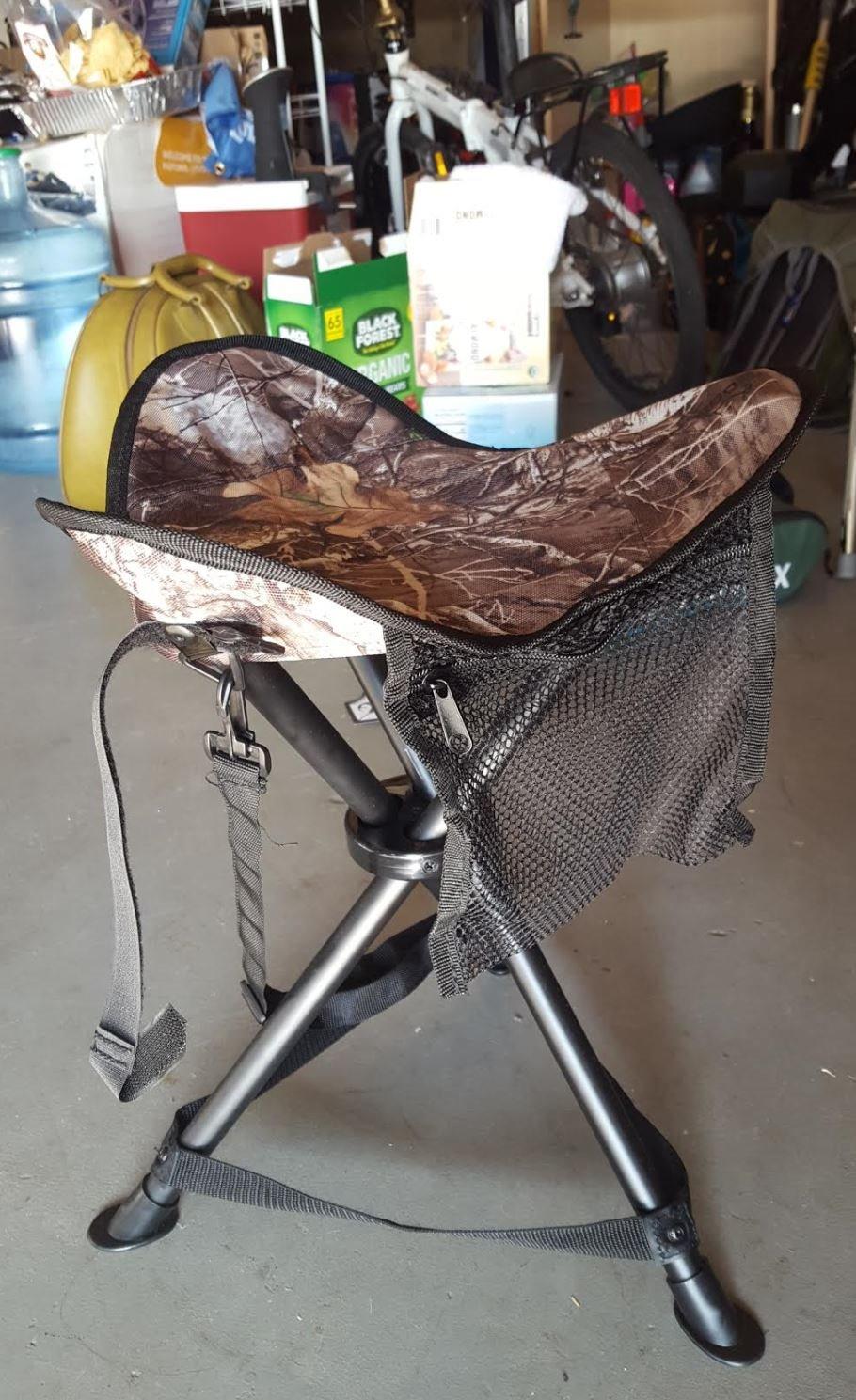 ALPS OutdoorZ Tri-Leg Stool Mossy Oak Original Bottomland Folding Hunting Stool with Steel Frame, 600D Polyester Fabric, Compact Packable Design & Carry Strap for Turkey Hunting & Camping customer photo 2
