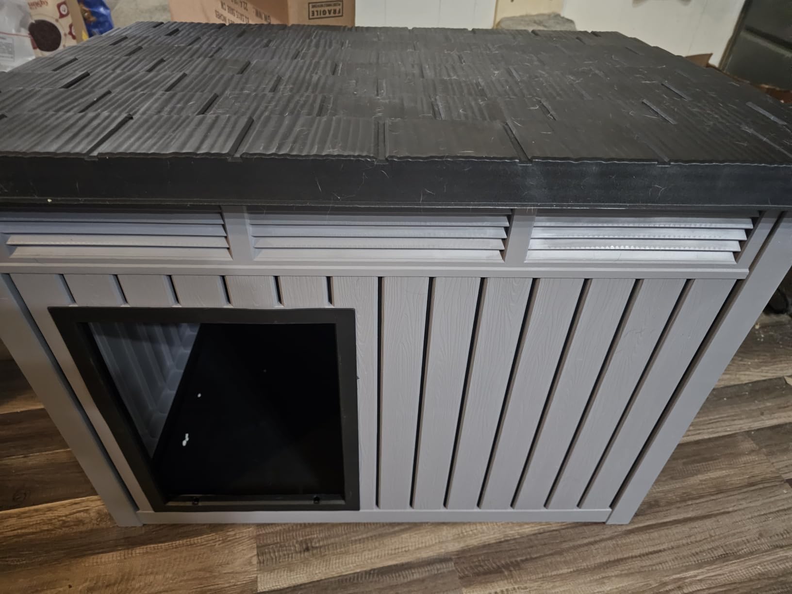 VIXZEN Outdoor Duck/Chicken House, Gray customer photo 1