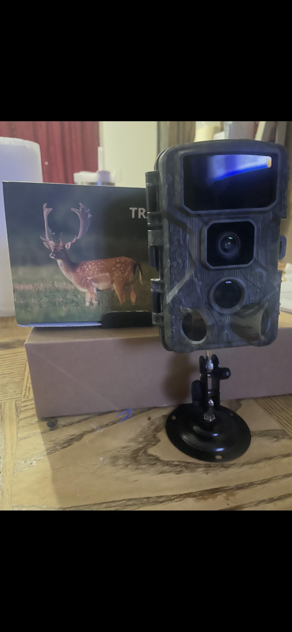 KJK Trail Camera 4K 64MP WiFi Bluetooth Game Camera, Night Vision Wildlife Hunting Camera, 0.1s Trigger Motion Activated, IP67 Waterproof, 130° Wide Angle, 32GB SD Card for Deer & Farm Security customer photo 1