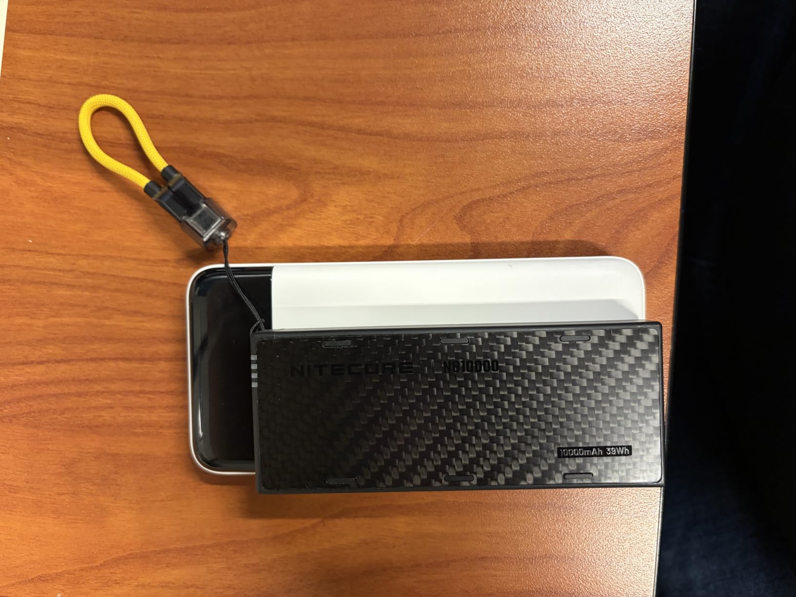 Nitecore NB10000 Gen4 (Gen 4) 10,000mAh Ultralight Waterproof Power Bank | 4.94 oz Weight, Dual USB-C Ports, 22.5W Fast Charging, Pass-Through Charging, and USB-C Cable Lanyard customer photo 1