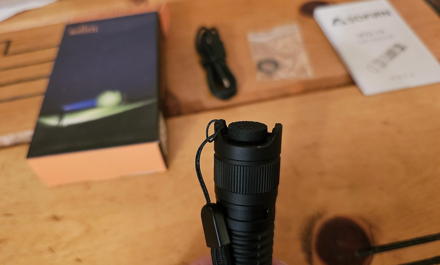 Sofirn SP31V3 Tactical Flashlight Rechargeable 2000 Lumen Pocket Flashlight | Dual Switches, 882ft Beam Distance, 550H Runtime, IP68 Waterproof, Compact Built for EDC Home Emergency Camping customer photo 1