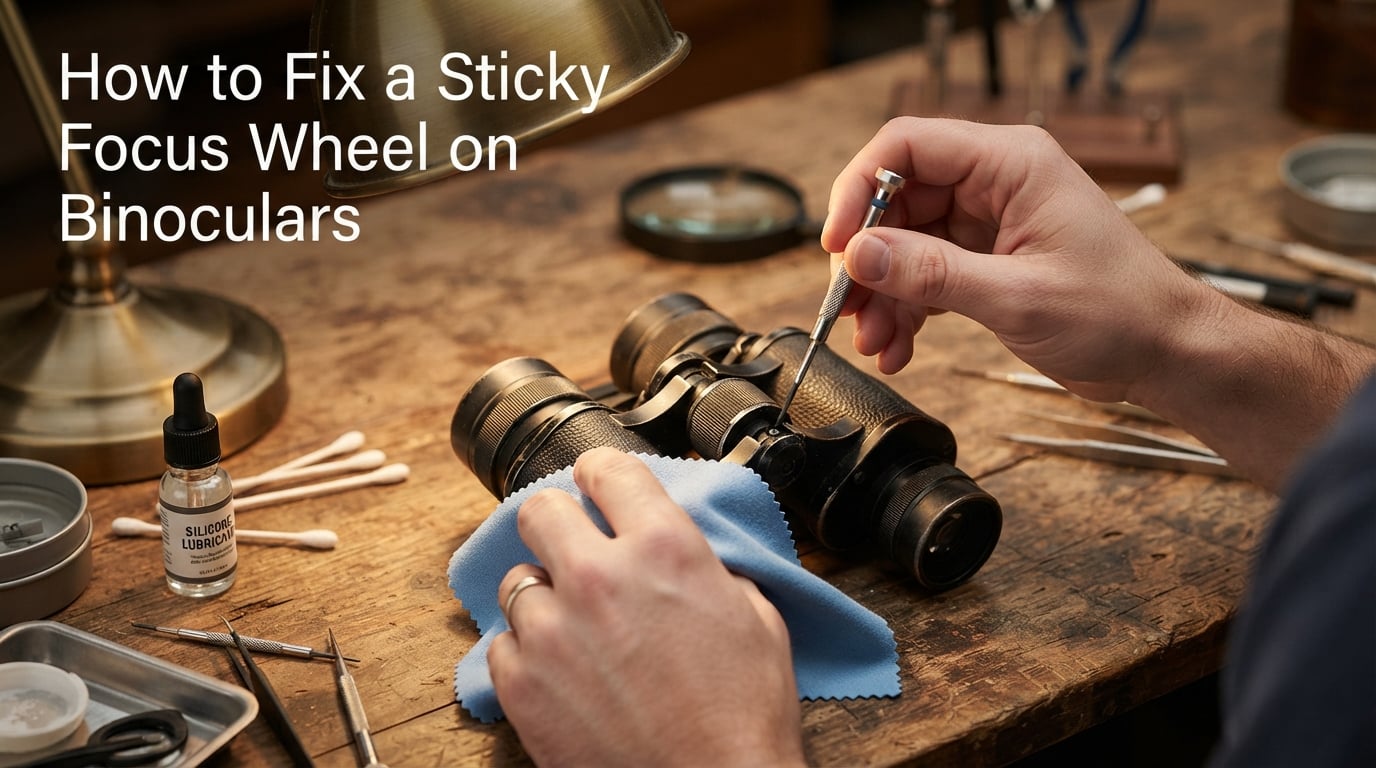 How to Fix a Sticky Focus Wheel on Binoculars