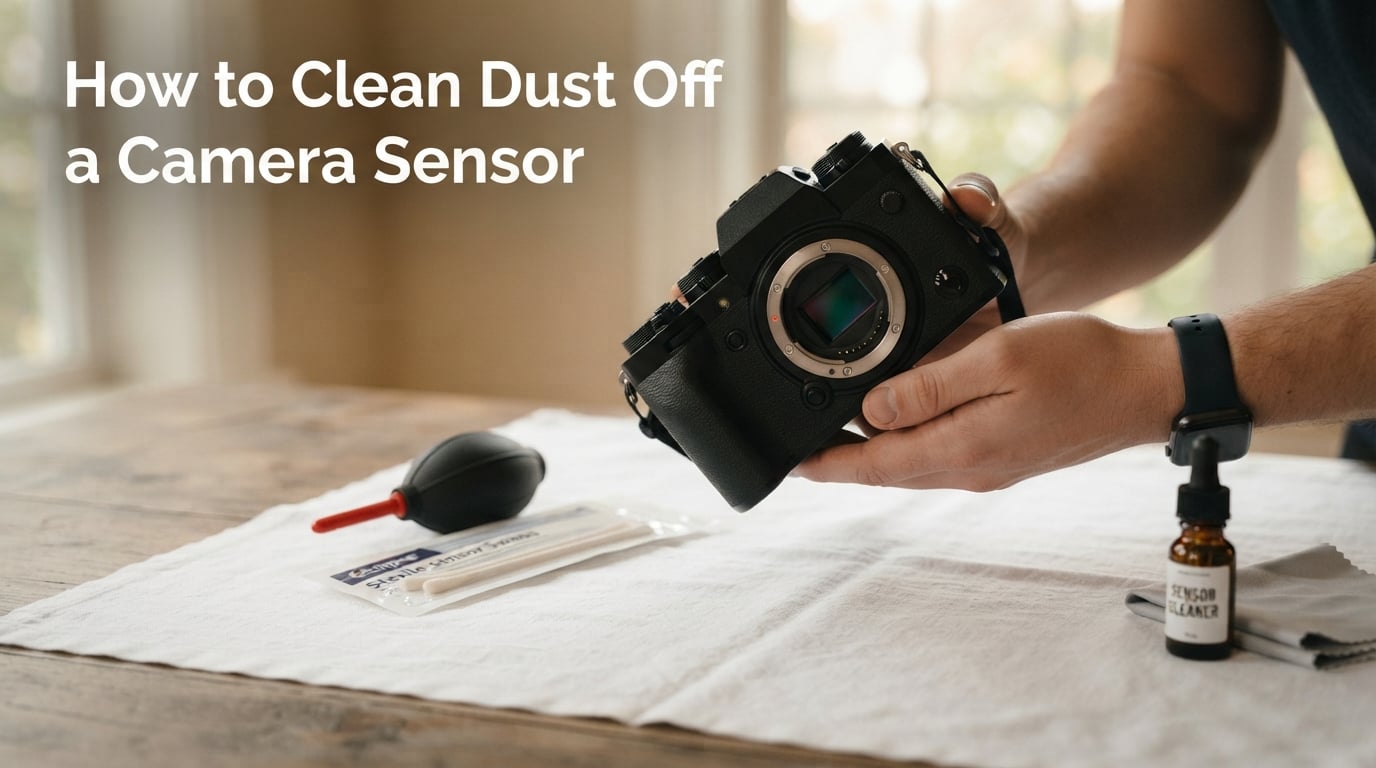 How to Clean Dust Off a Camera Sensor