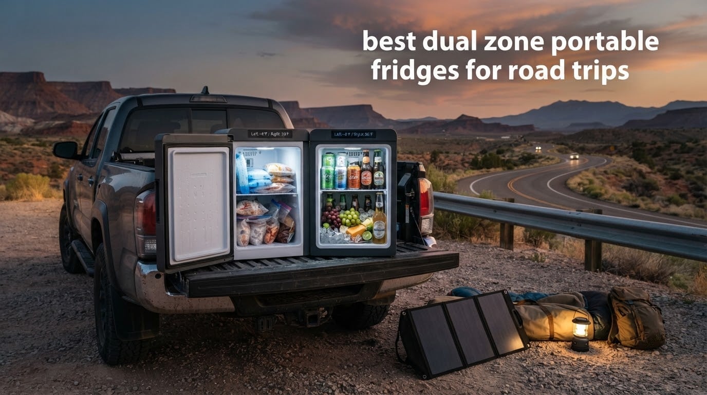best dual zone portable fridges for road trips