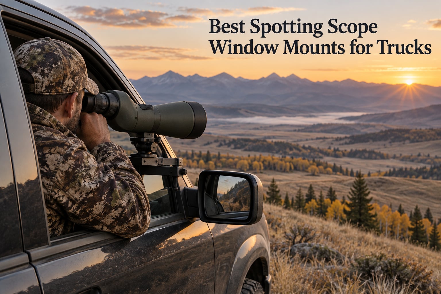 Best Spotting Scope Window Mounts for Trucks