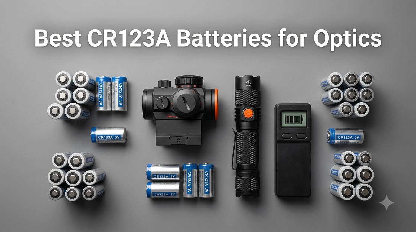 Best CR123A Batteries for Optics