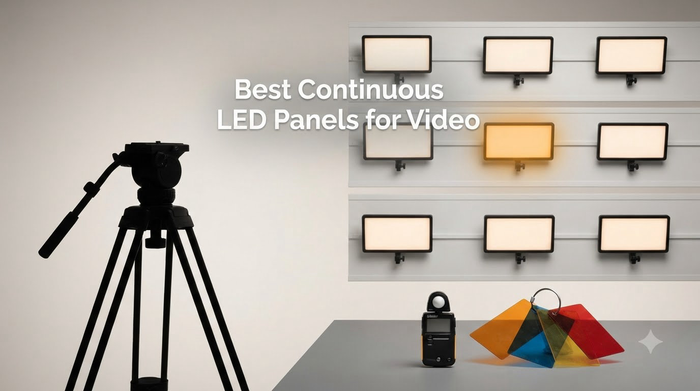 Best Continuous LED Panels for Video