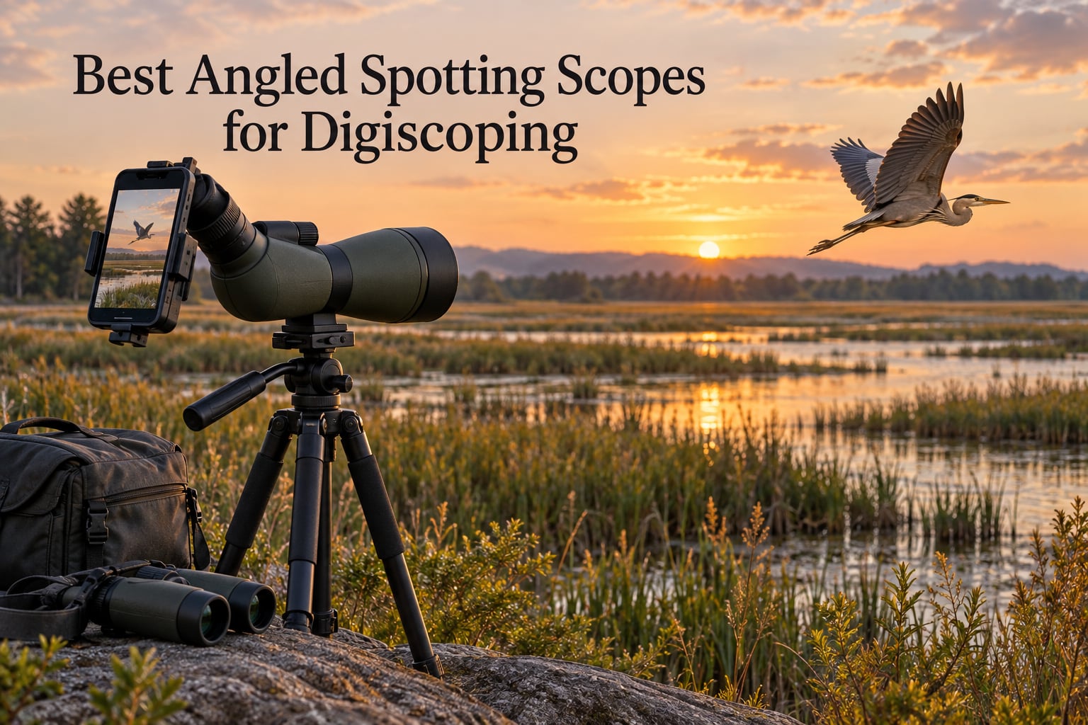 Best Angled Spotting Scopes for Digiscoping