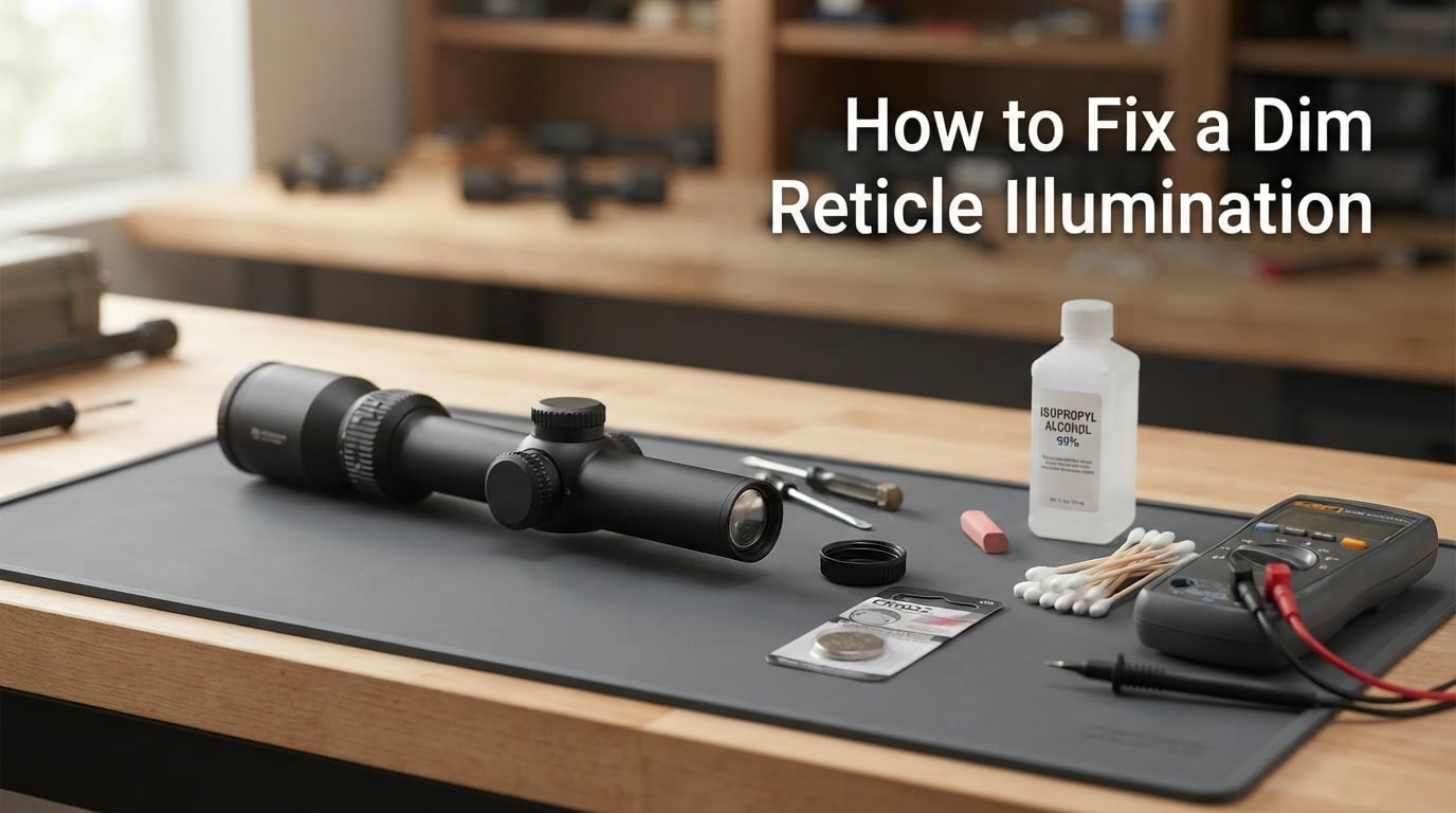 How to Fix a Dim Reticle Illumination