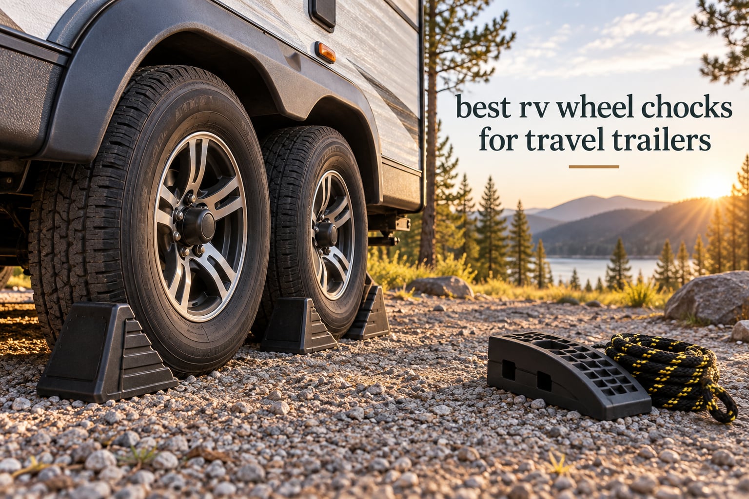 best rv wheel chocks for travel trailers