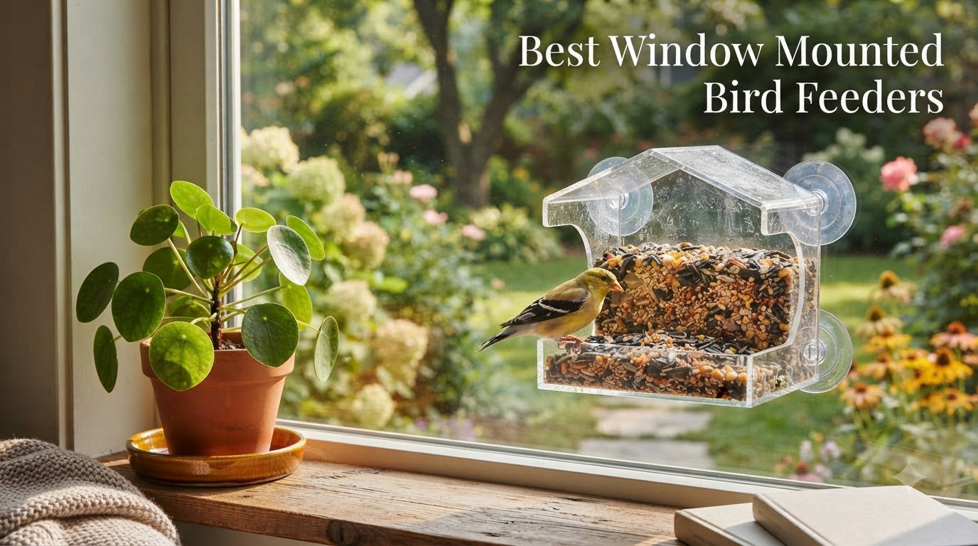 Best Window Mounted Bird Feeders