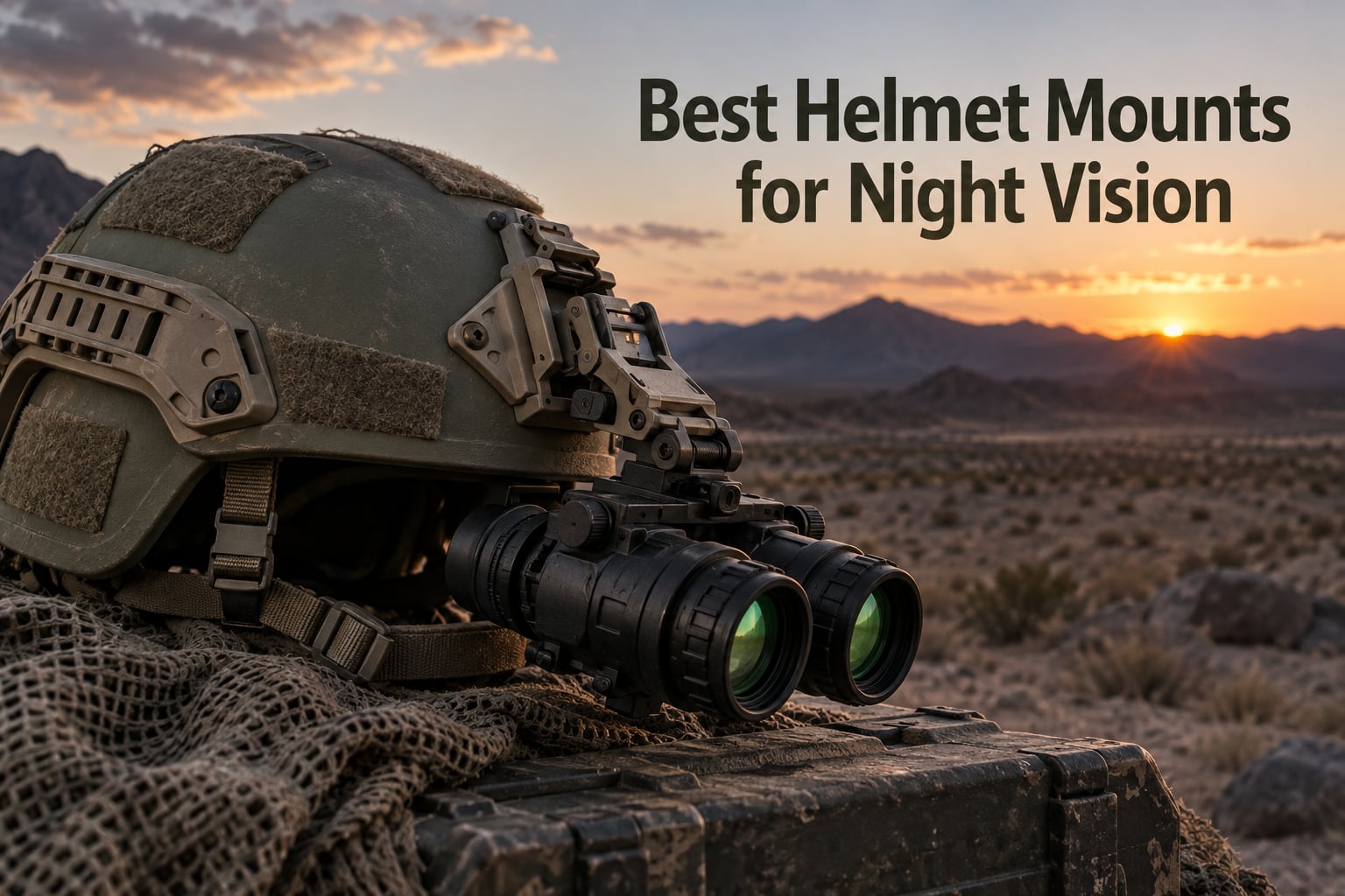 Best Helmet Mounts for Night Vision