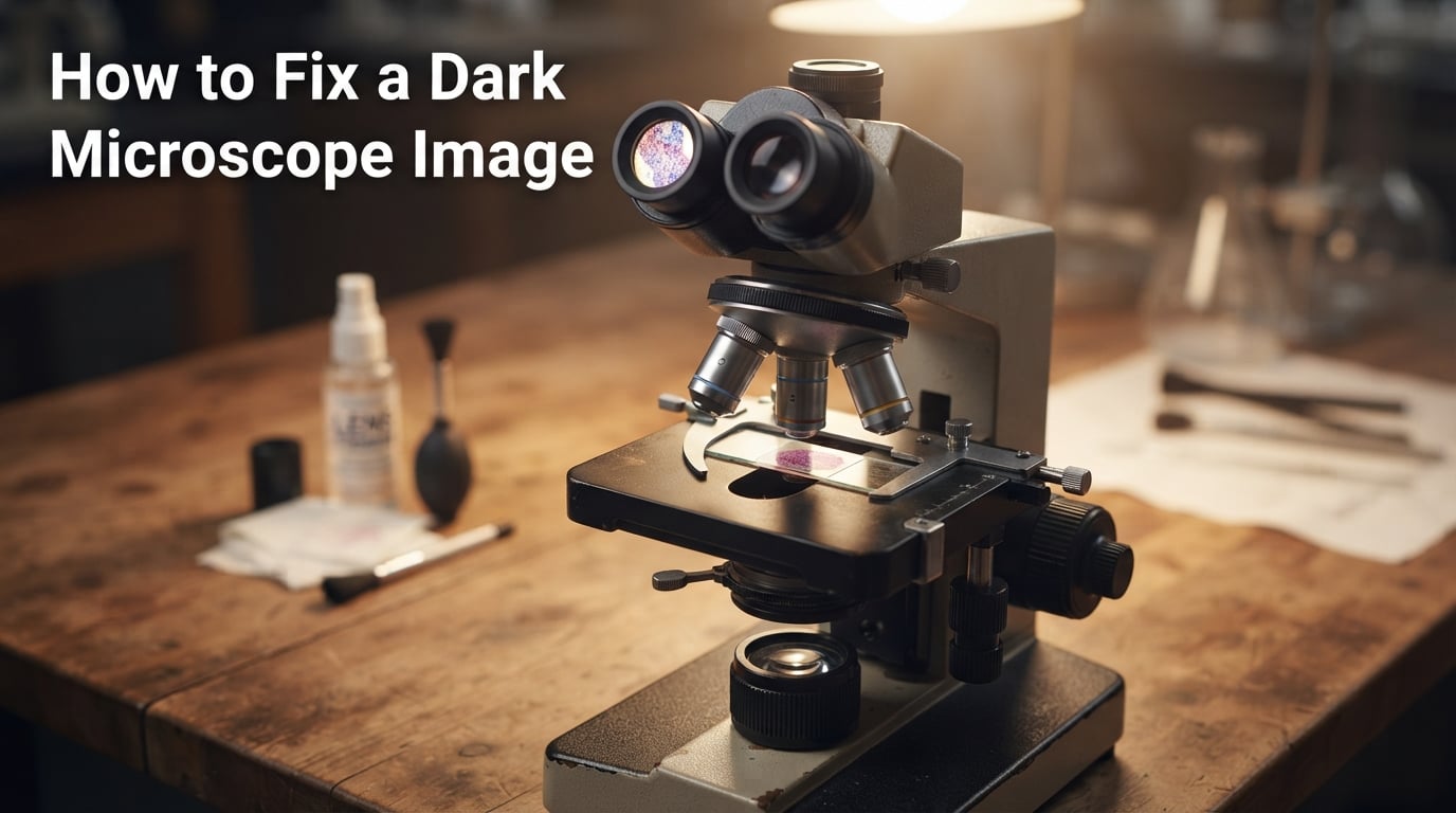 How to Fix a Dark Microscope Image