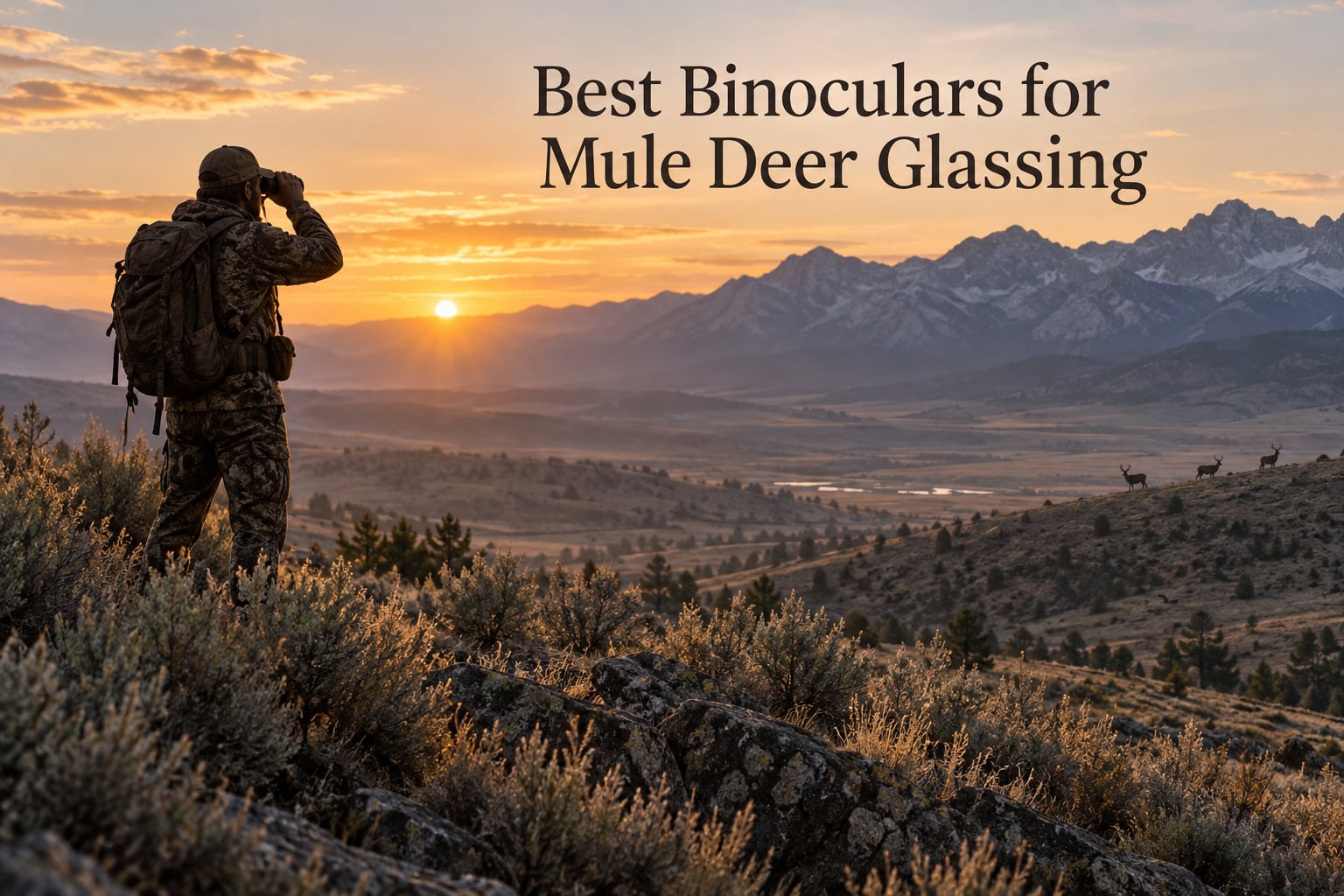 Best Binoculars for Mule Deer Glassing