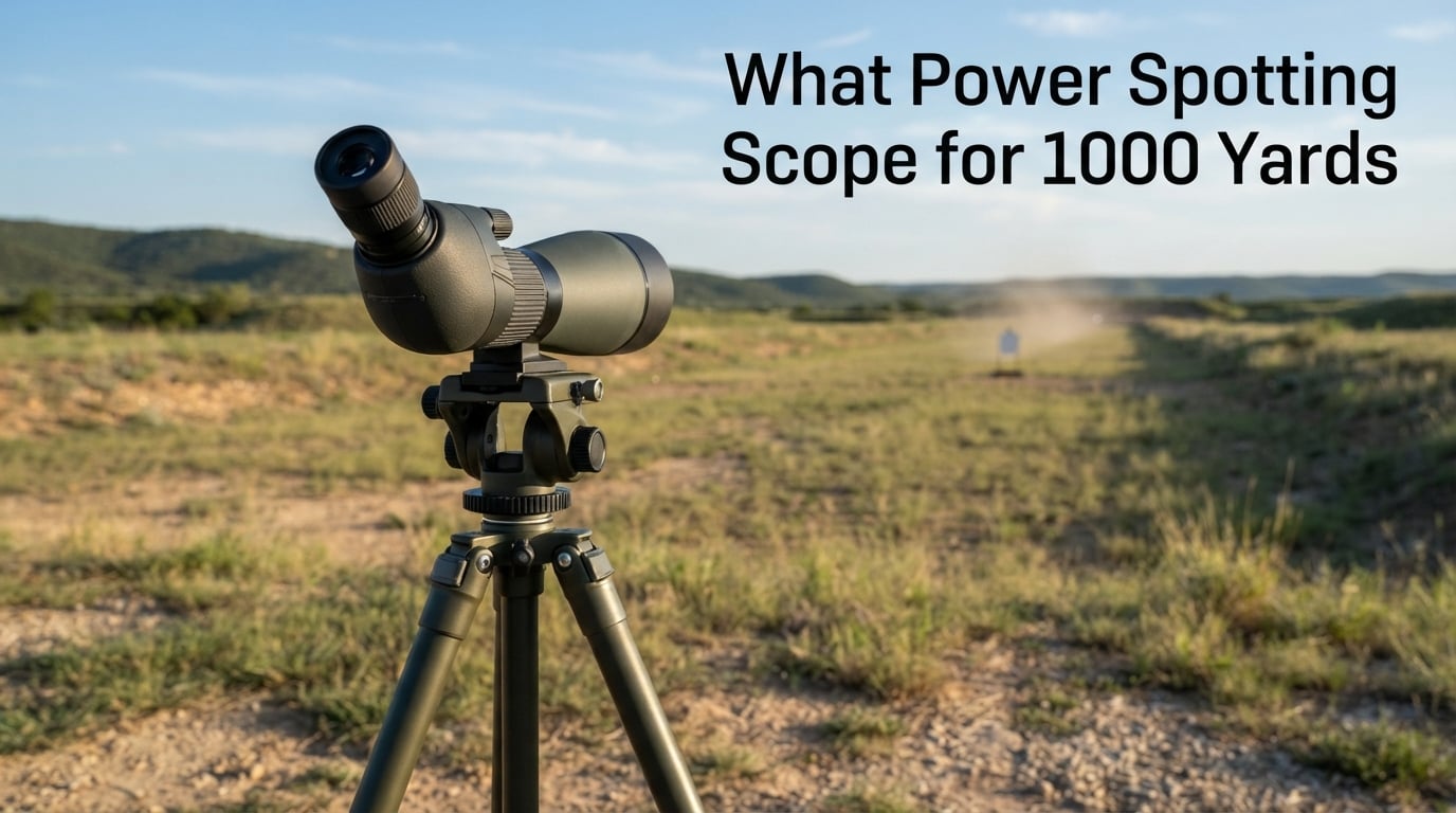 What Power Spotting Scope for 1000 Yards