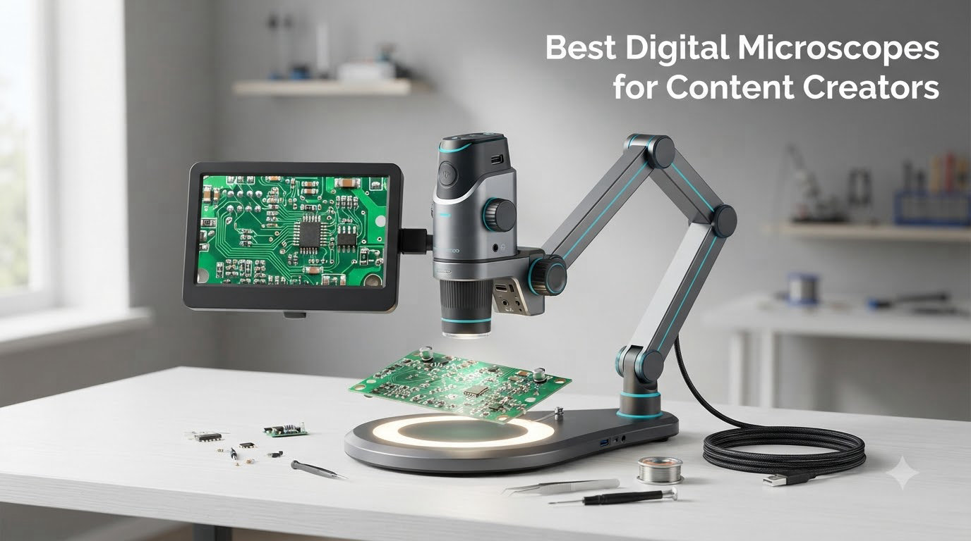 Best Digital Microscopes for Content Creators
