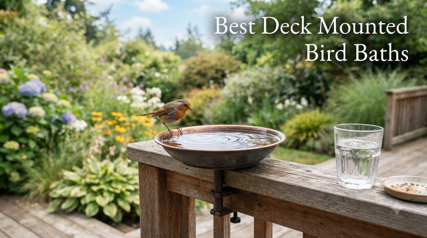 Best Deck Mounted Bird Baths