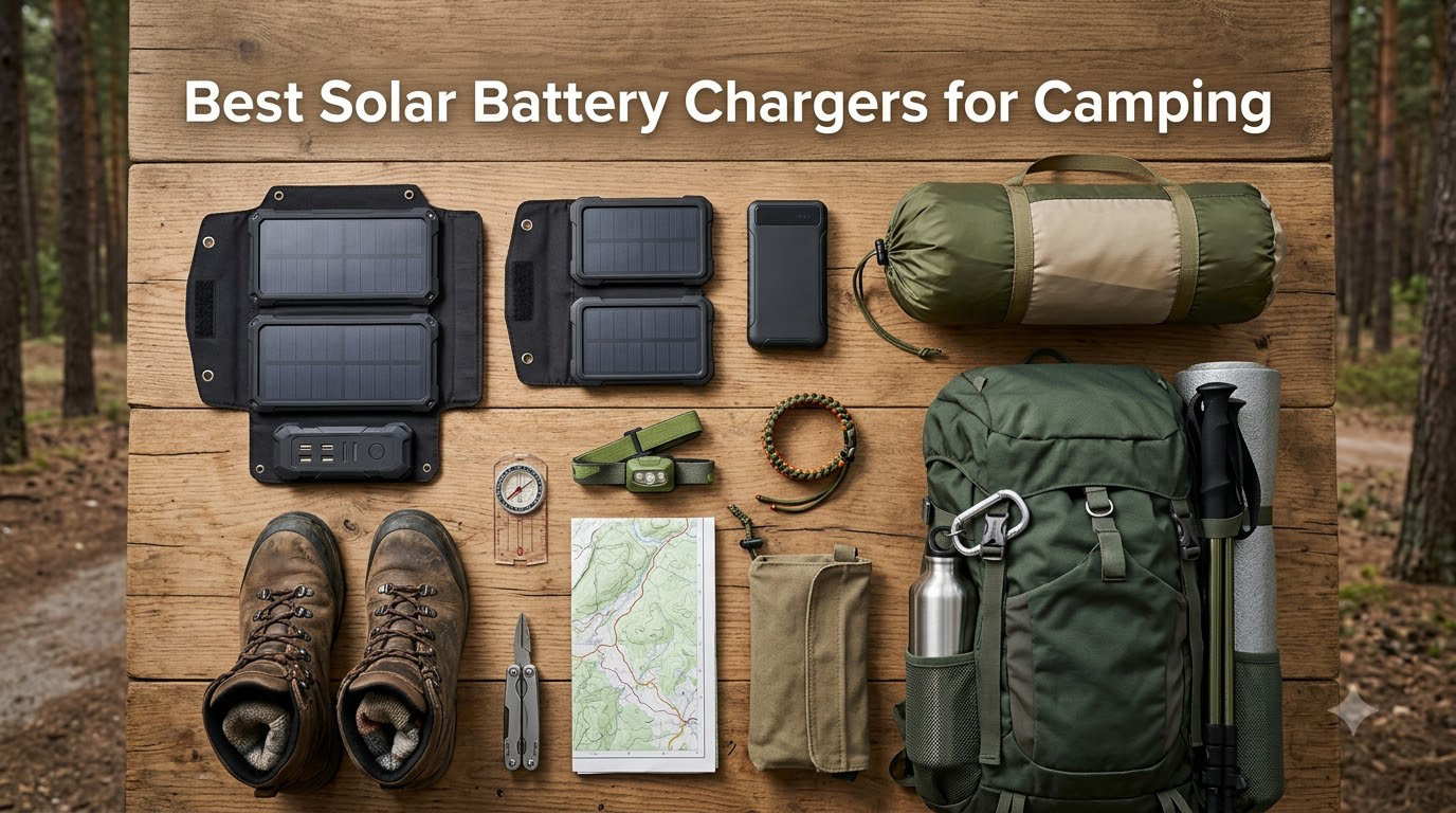 Best Solar Battery Chargers for Camping