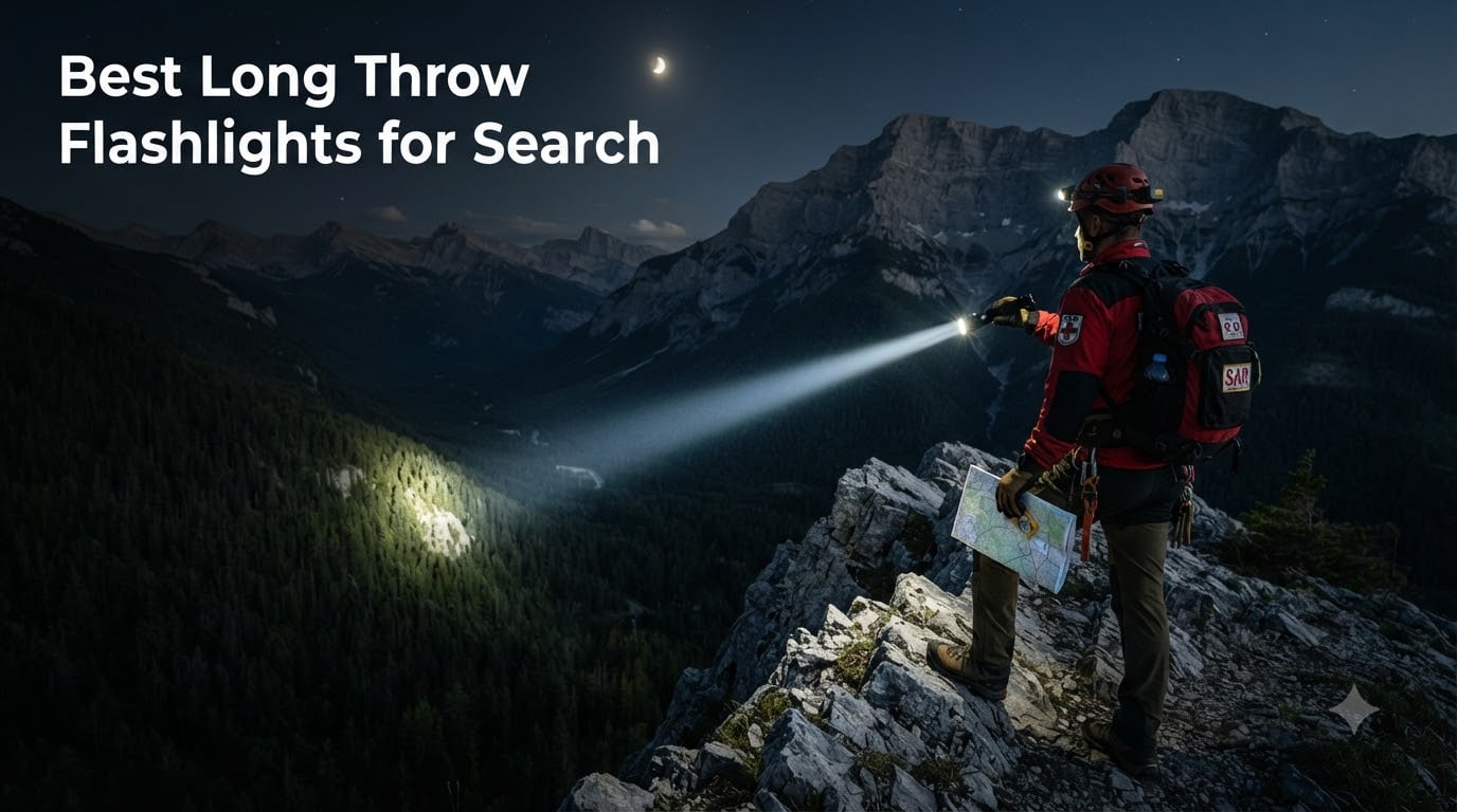 Best Long Throw Flashlights for Search