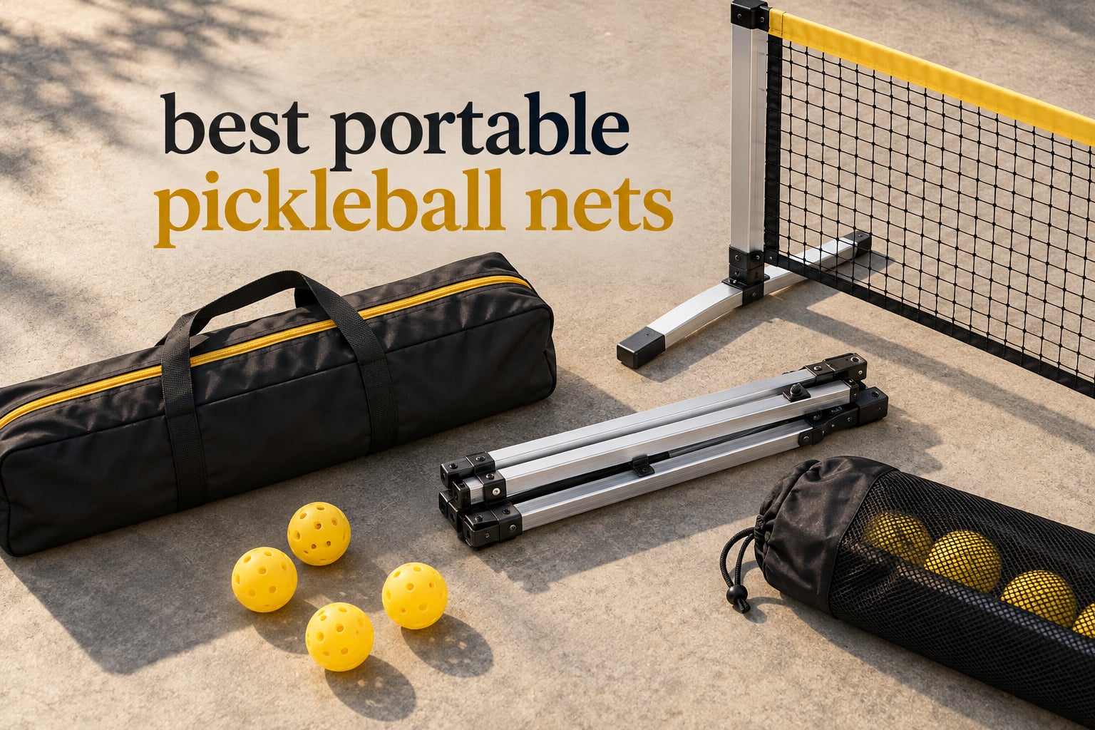 best portable pickleball nets