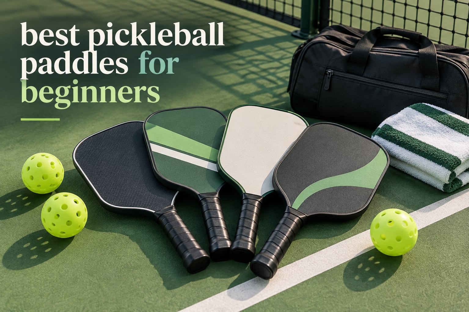 best pickleball paddles for beginners