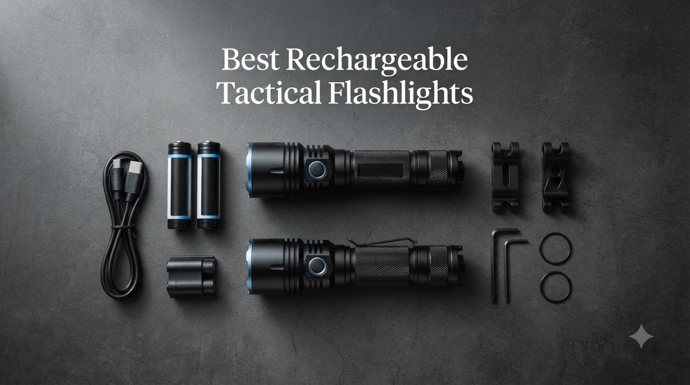 Best Rechargeable Tactical Flashlights