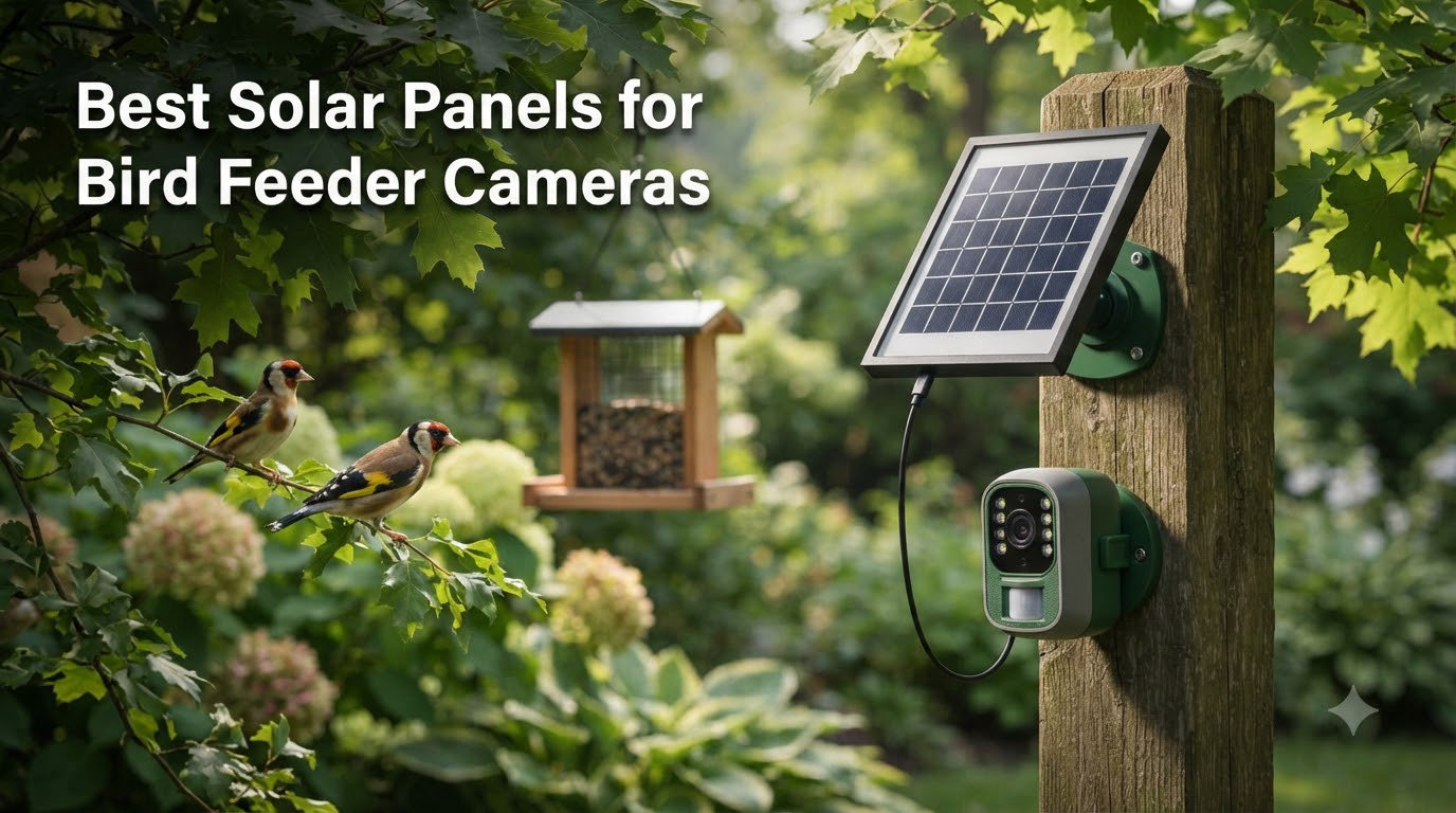 Best Solar Panels for Bird Feeder Cameras