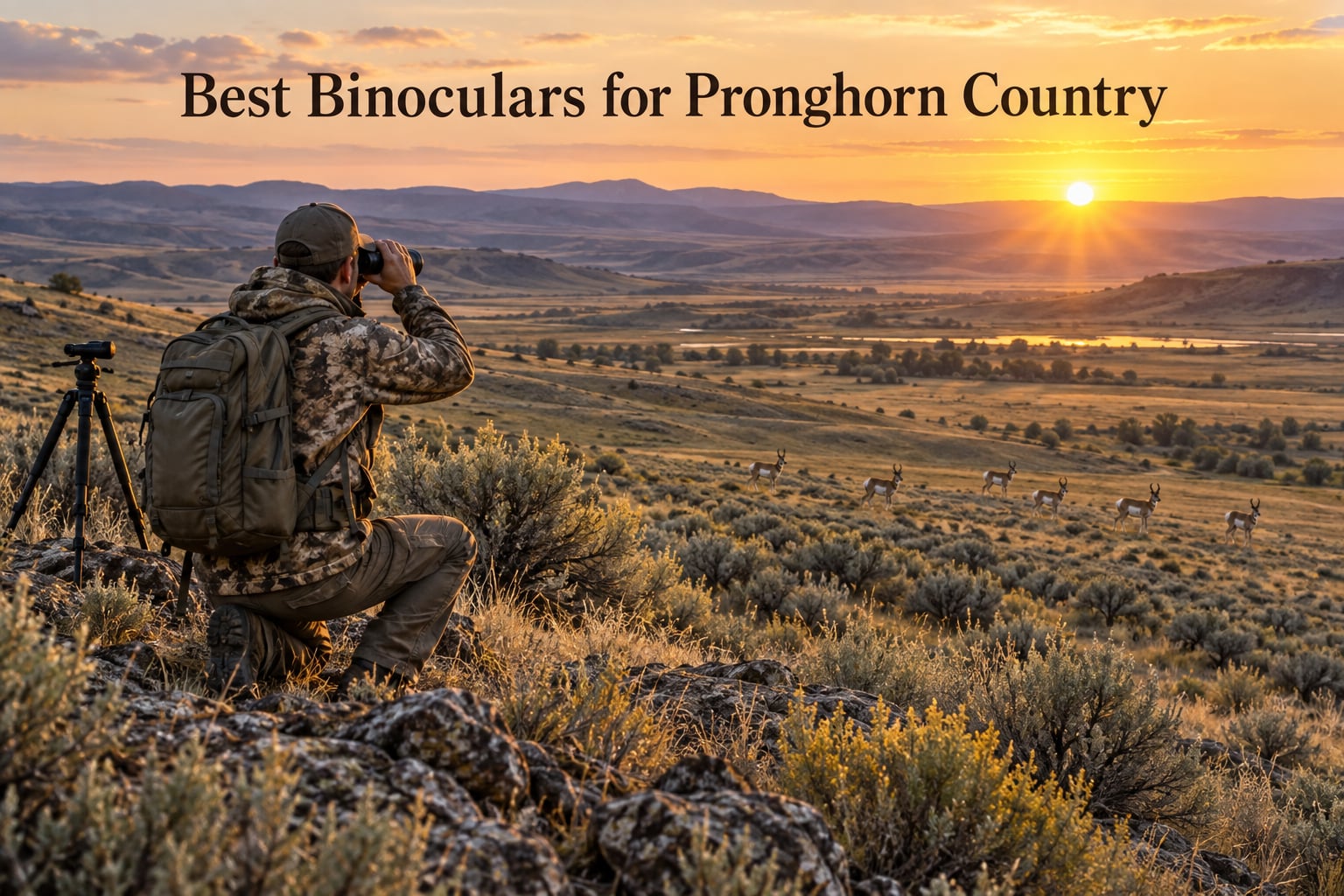 Best Binoculars for Pronghorn Country
