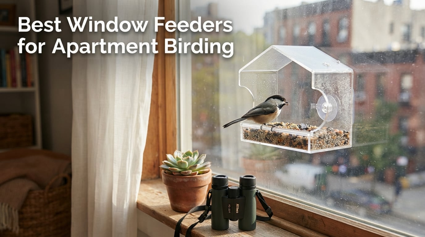 Best Window Feeders for Apartment Birding