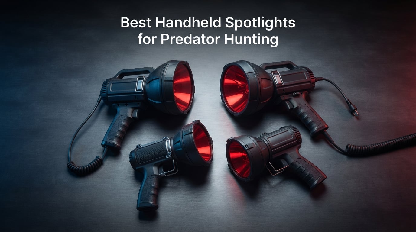 Best Handheld Spotlights for Predator Hunting