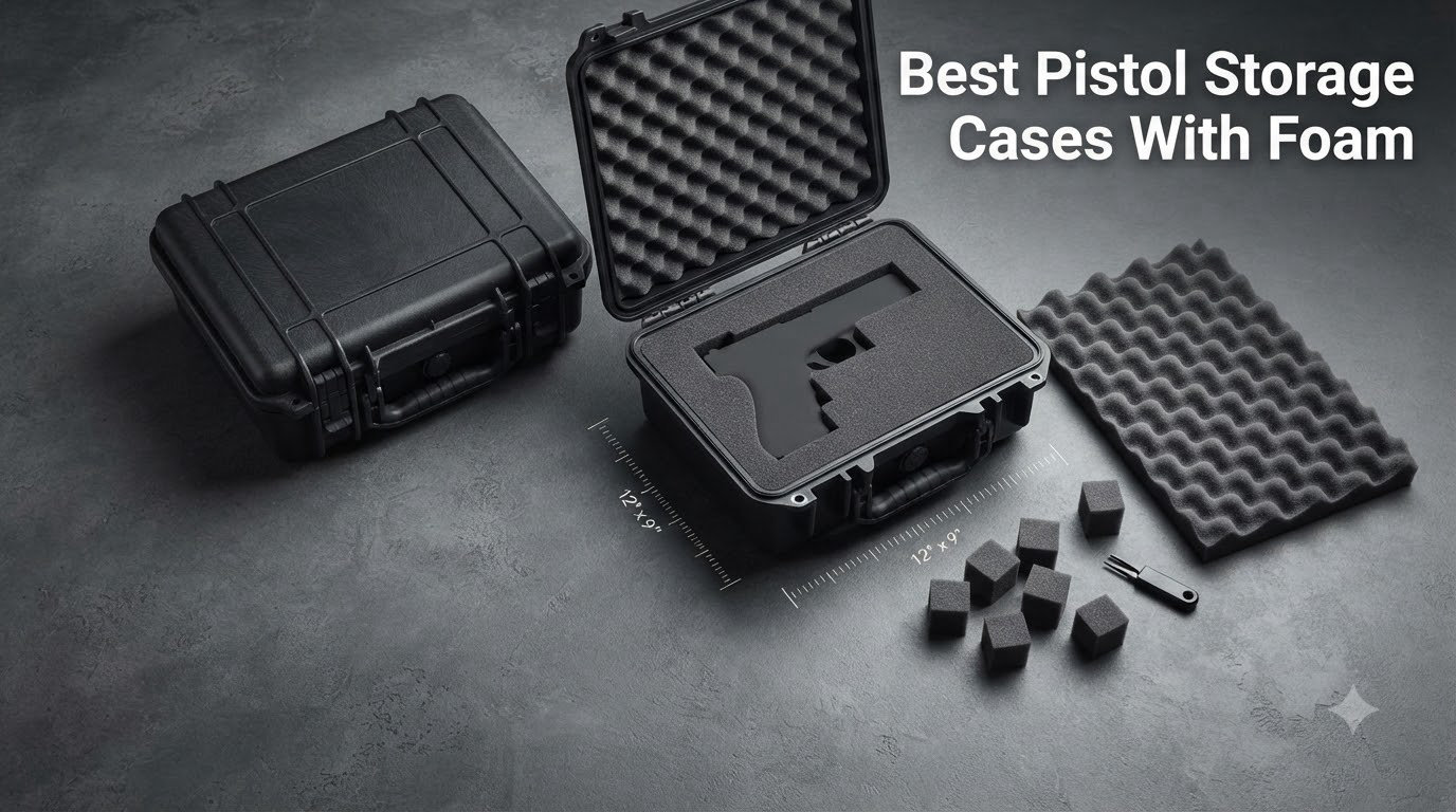 Best Pistol Storage Cases With Foam