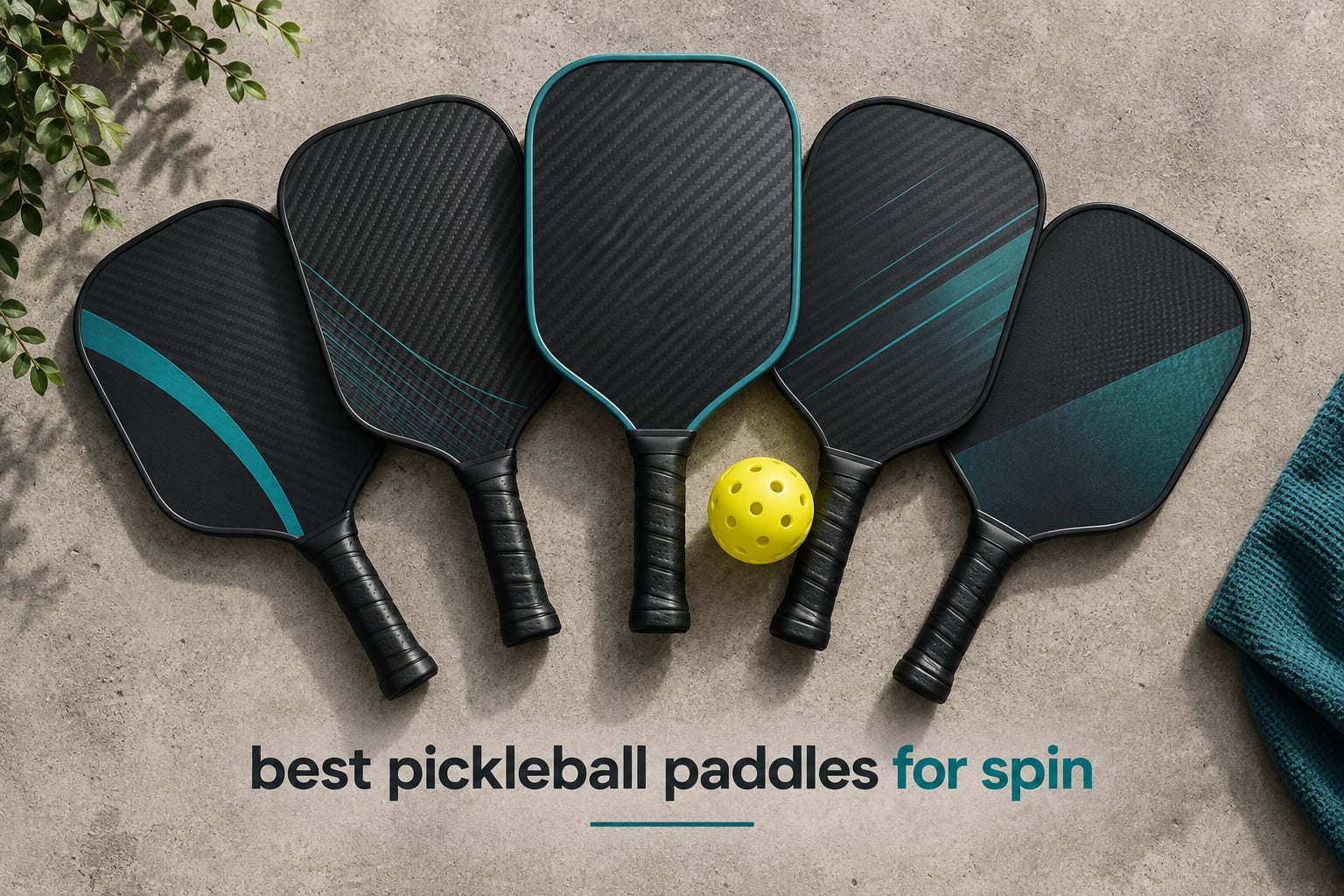 best pickleball paddles for spin
