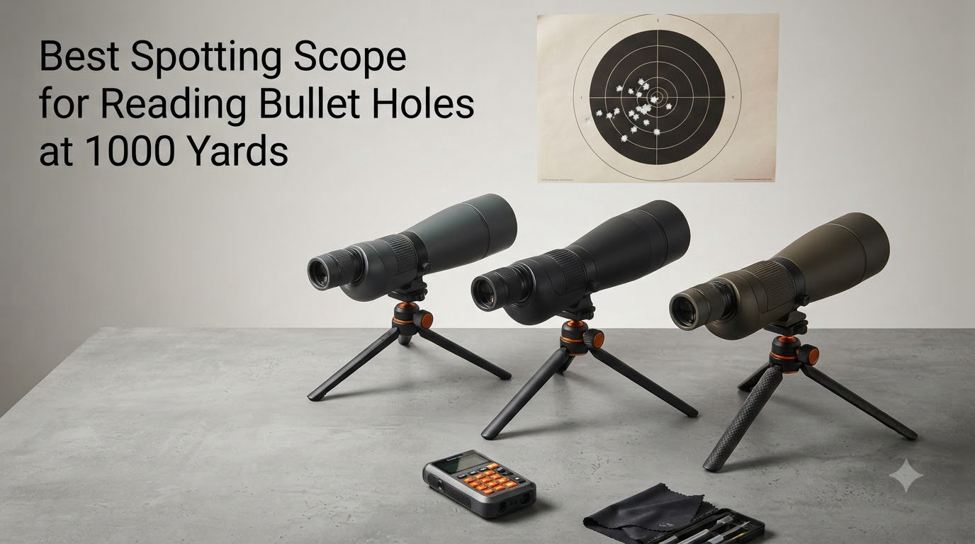 Best Spotting Scope for Reading Bullet Holes at 1000 Yards