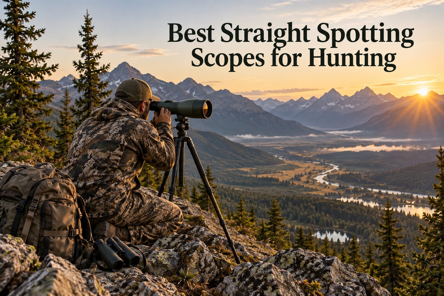 Best Straight Spotting Scopes for Hunting