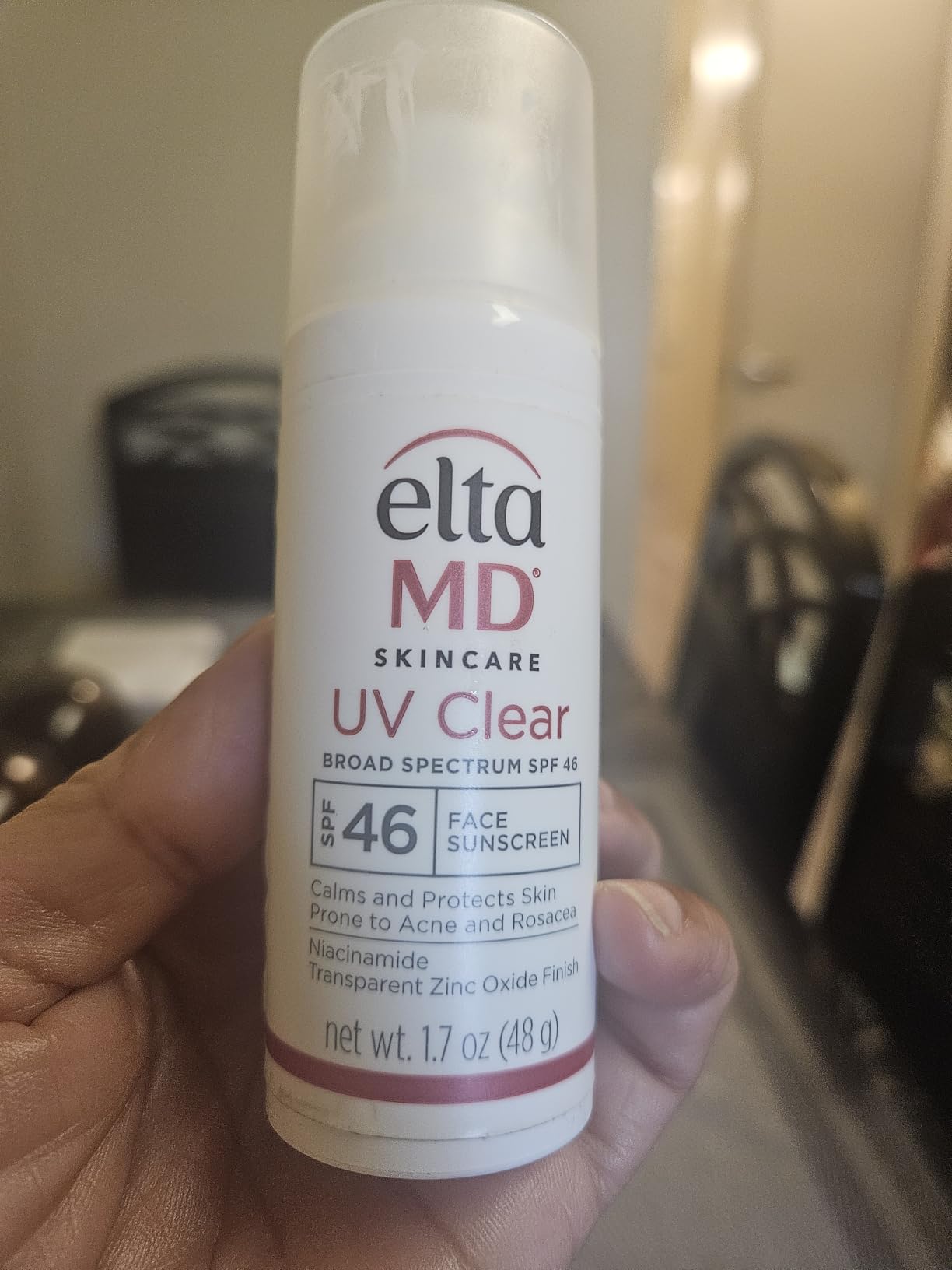 EltaMD UV Clear Face Sunscreen with Zinc Oxide, Oil-Free, SPF 46 and SPF 50 customer photo 1