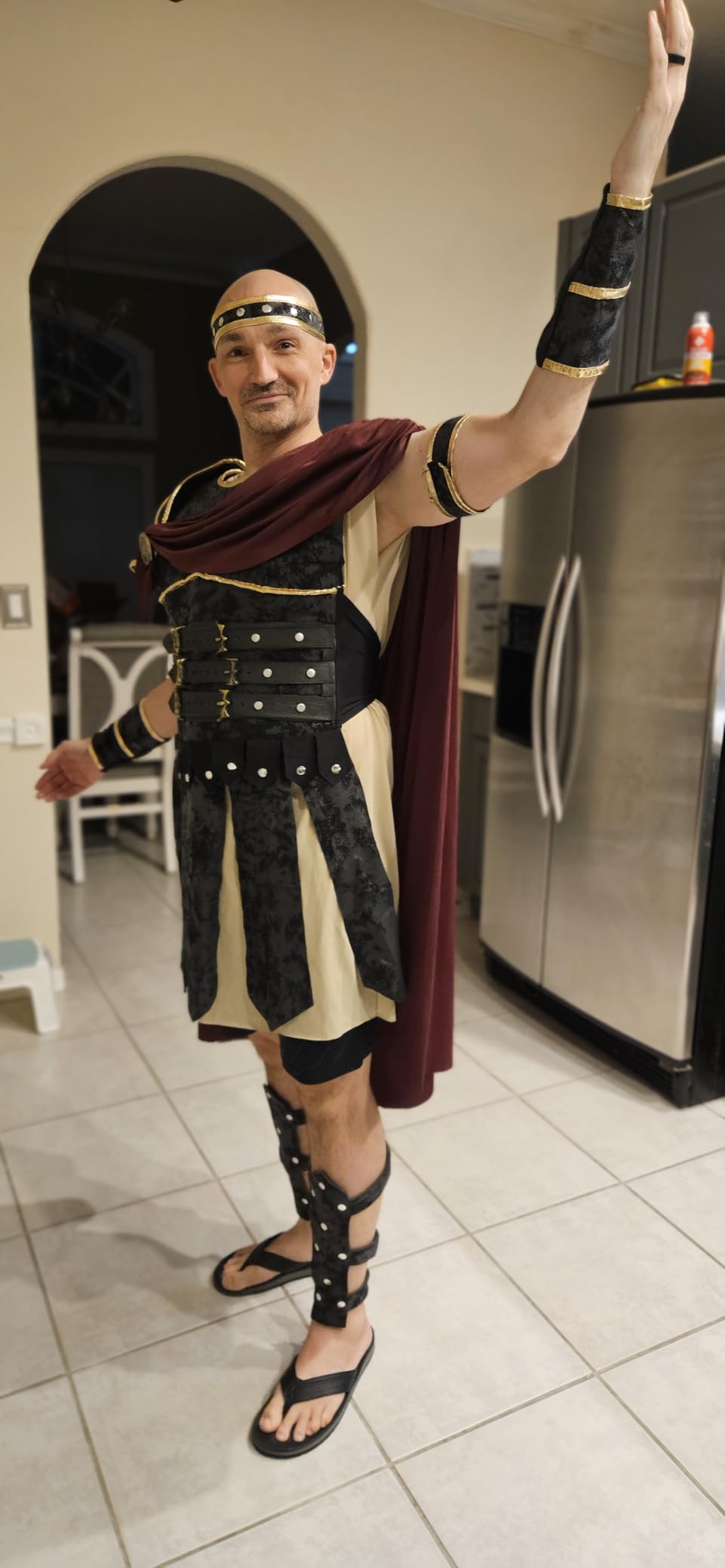 California Costumes Men's Roman Gladiator Adult customer photo 1