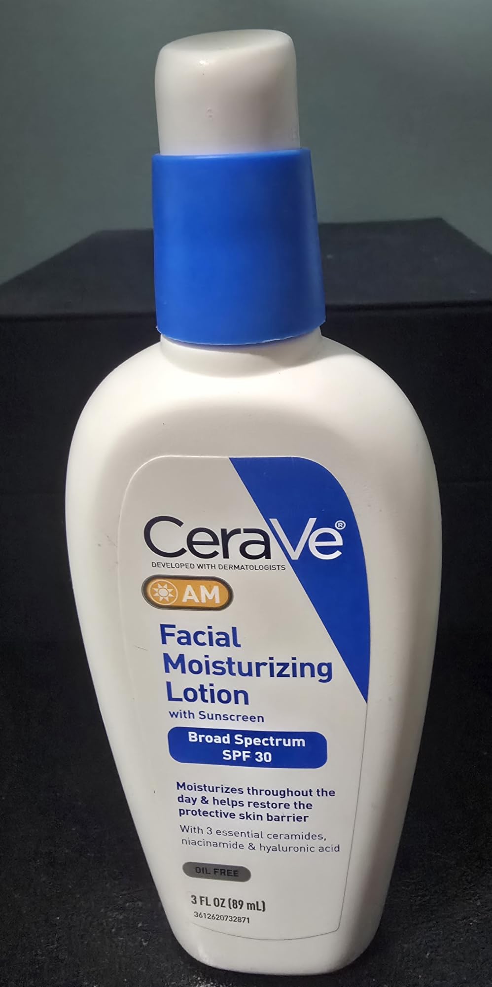 CeraVe AM Facial Daily Moisturizer, SPF 30 Face Sunscreen, 3oz customer photo 2