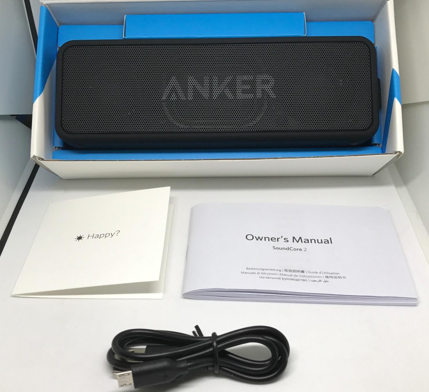 ANKER soundcore 2 Portable Bluetooth Speaker, 24-Hour Playtime, IPX7 customer photo 1