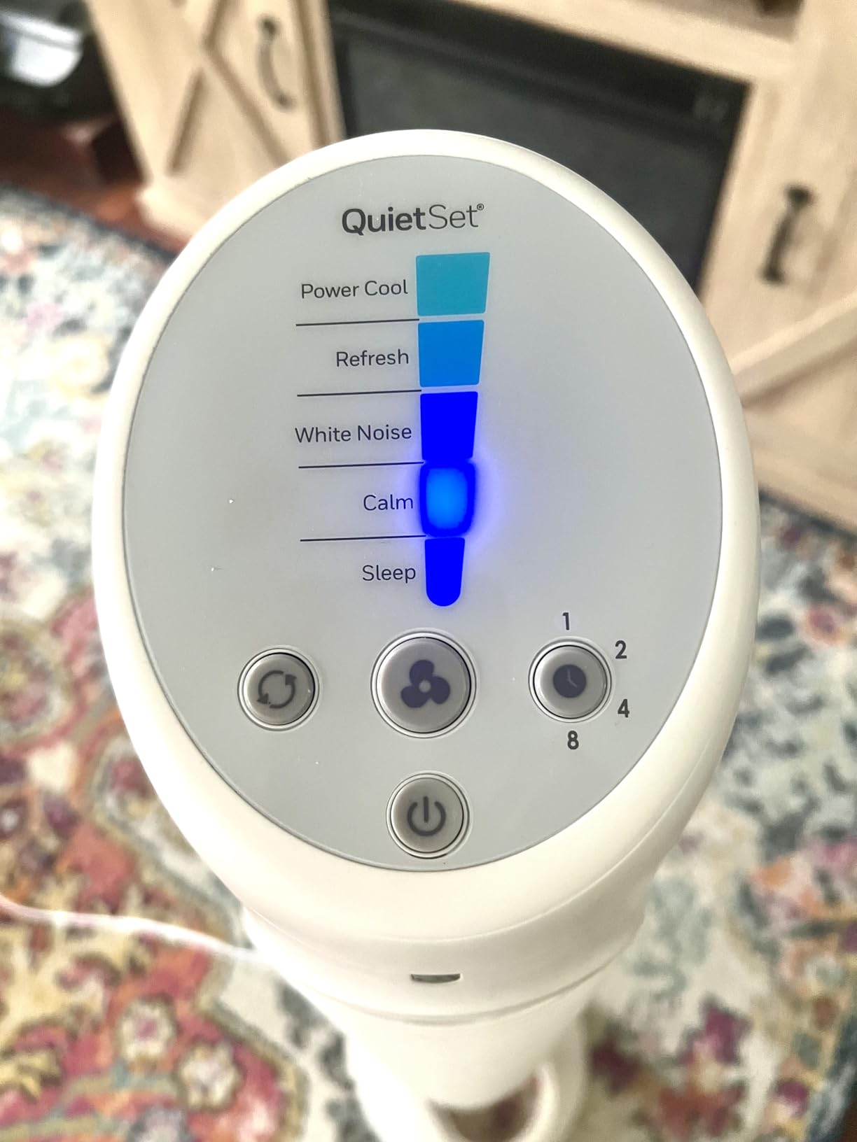Honeywell QuietSet Whole Room Tower Fan, Oscillating Tower Fan with Remote, Black, HYF290B customer photo 1