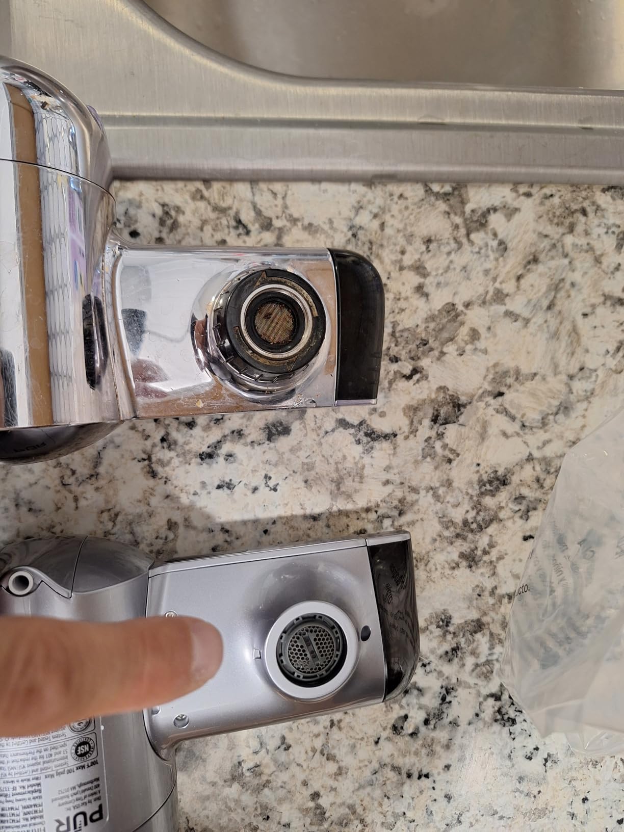 PUR Plus Horizontal Faucet Mount Filtration System with Lead Reduction customer photo 1