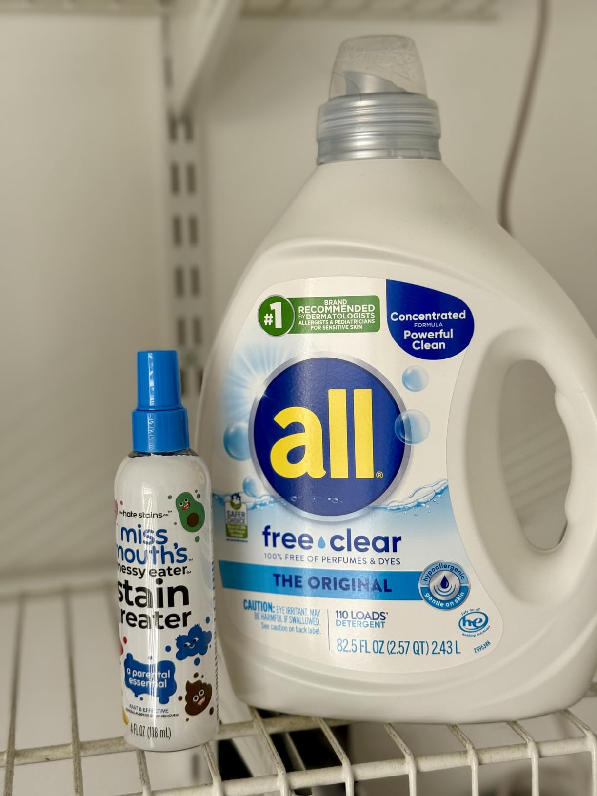 all free clear, Original, Liquid Laundry Detergent for Sensitive Skin, Unscented and Hypoallergenic, Concentrated, 82.5oz, 110 Loads customer photo 2