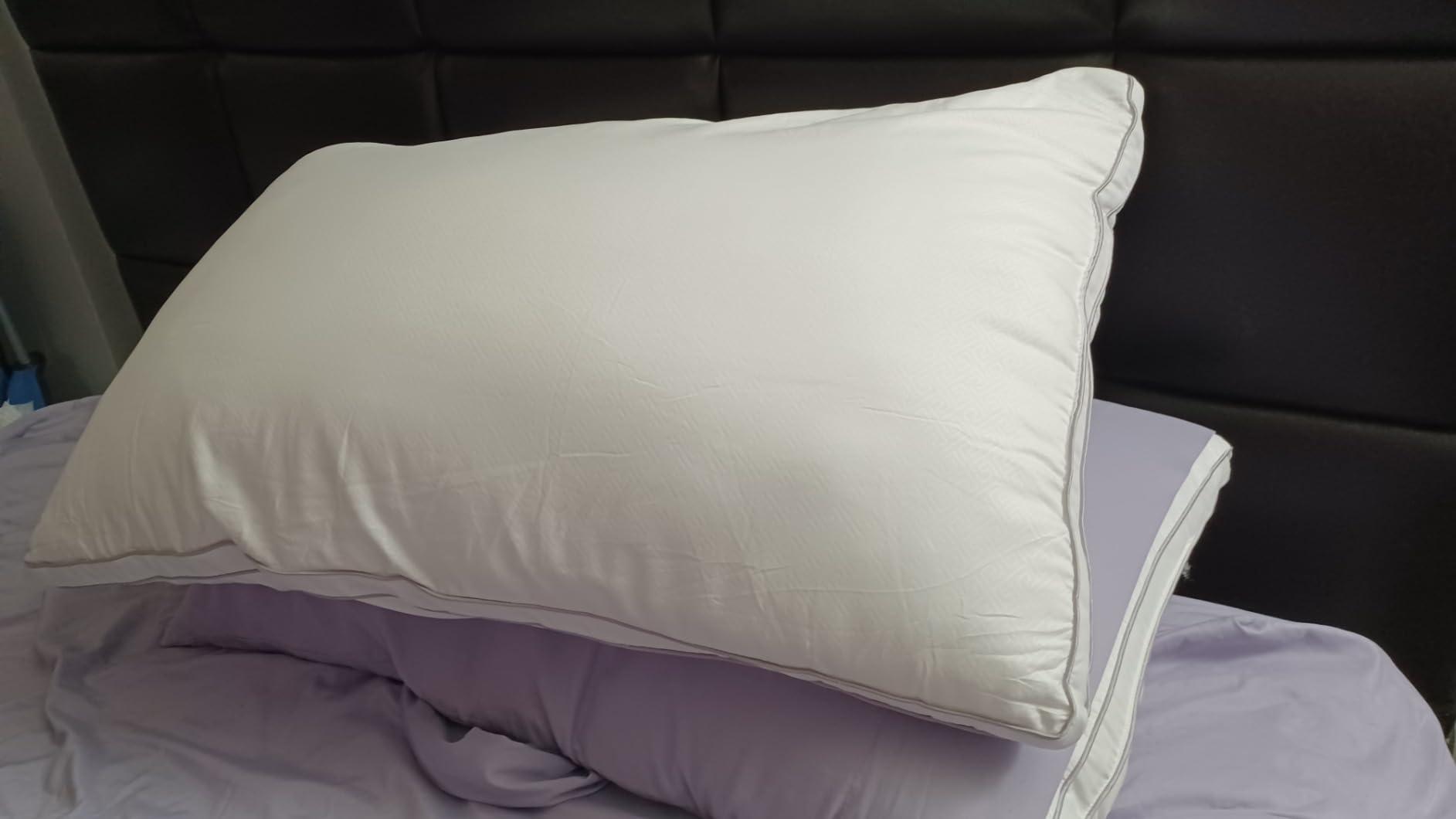 viewstar Pillows Queen Size Set of 2, Firm Support Bedding, White customer photo 1