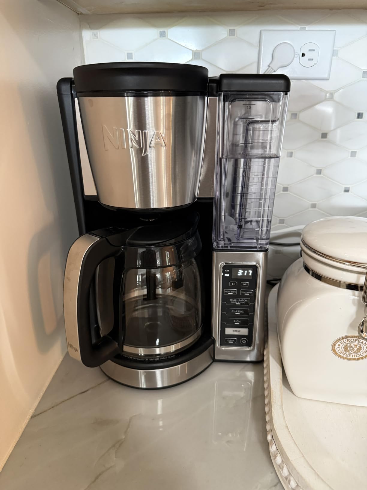 Ninja Fresh Brew Coffee Maker, 12 Cup Glass Carafe, Stainless Steel, CE251 customer photo 1