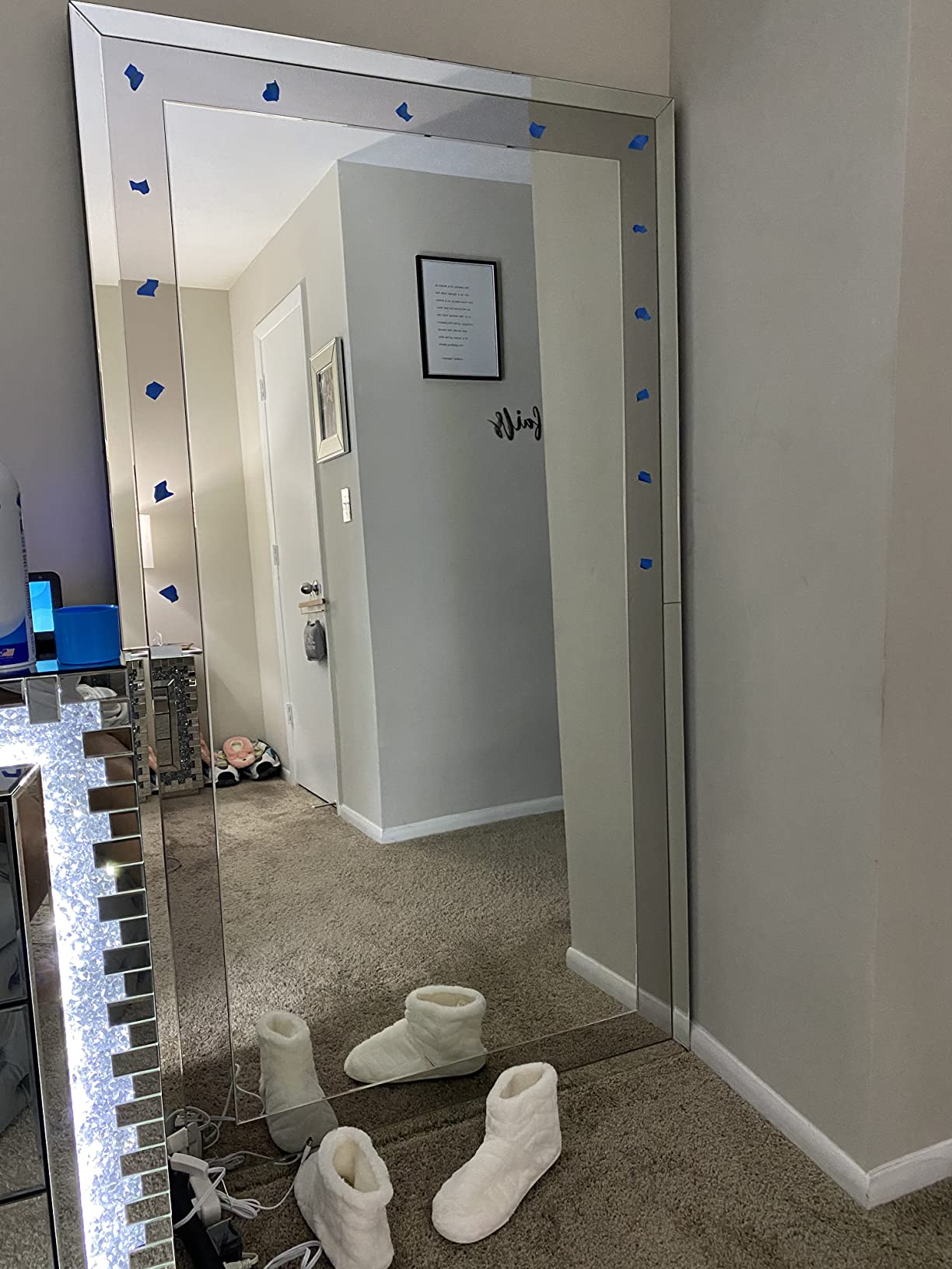 10x Magnifying Mirror with Light, Flexible Gooseneck Travel Make up Mirror customer photo 2