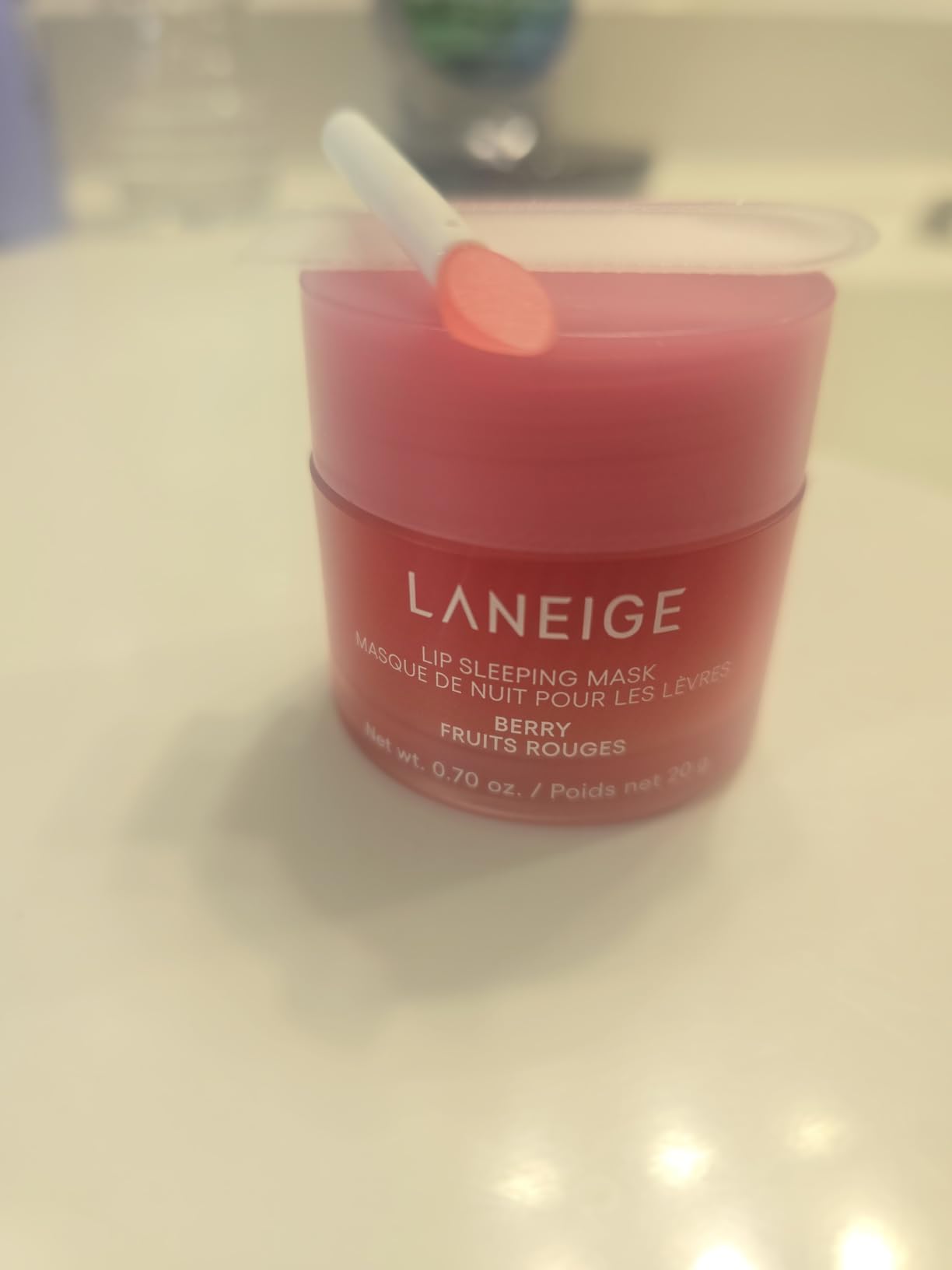 LANEIGE Lip Sleeping Mask: Korean Overnight Treatment For Dry Lips | Hydrating & Nourishing Overnight Lip Treatment Mask with Vitamin C, Shea & Murumuru Seed Butter customer photo 2