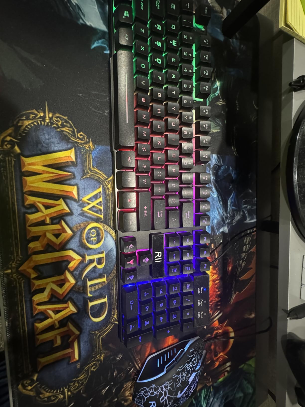 Rii Gaming Keyboard and Mouse Set,3-LED Backlit(RK108) customer photo 2