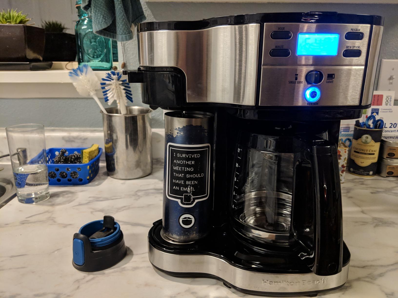 Hamilton Beach 2-Way Programmable Coffee Maker & Single Serve Coffee Maker customer photo 2